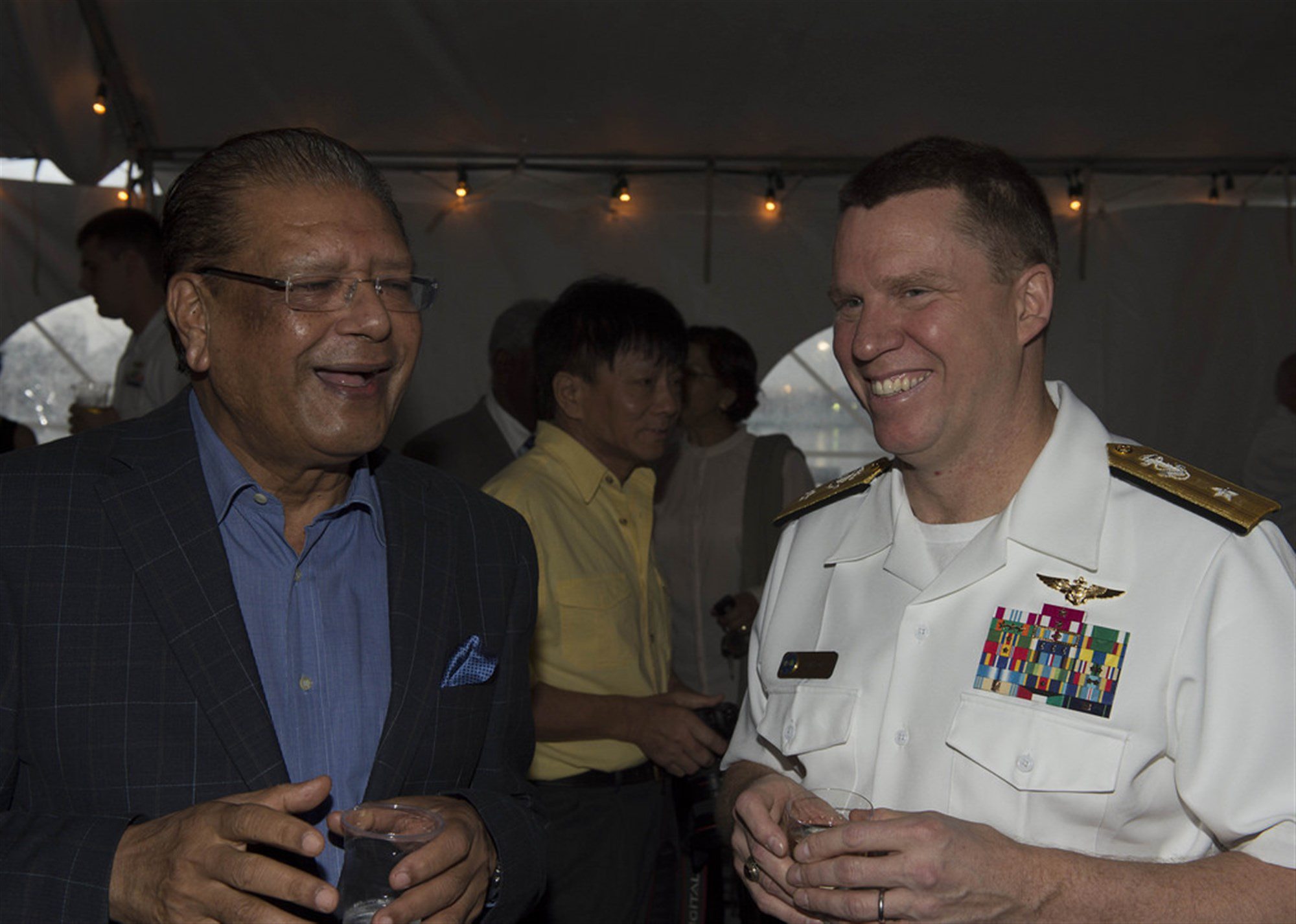 Mauritius President Tours USS Simpson