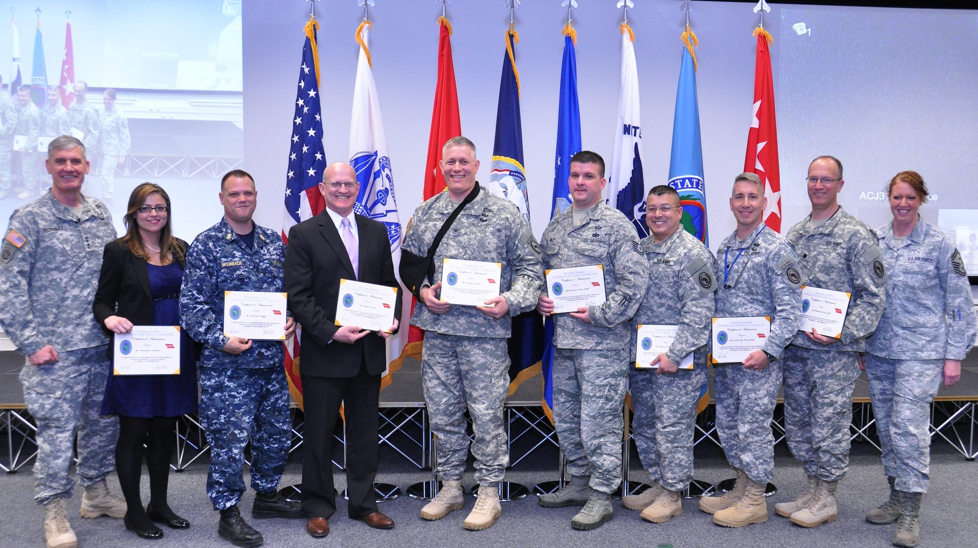 AFRICOM Recognizes 4th Quarter Award Winners (1) of (2)