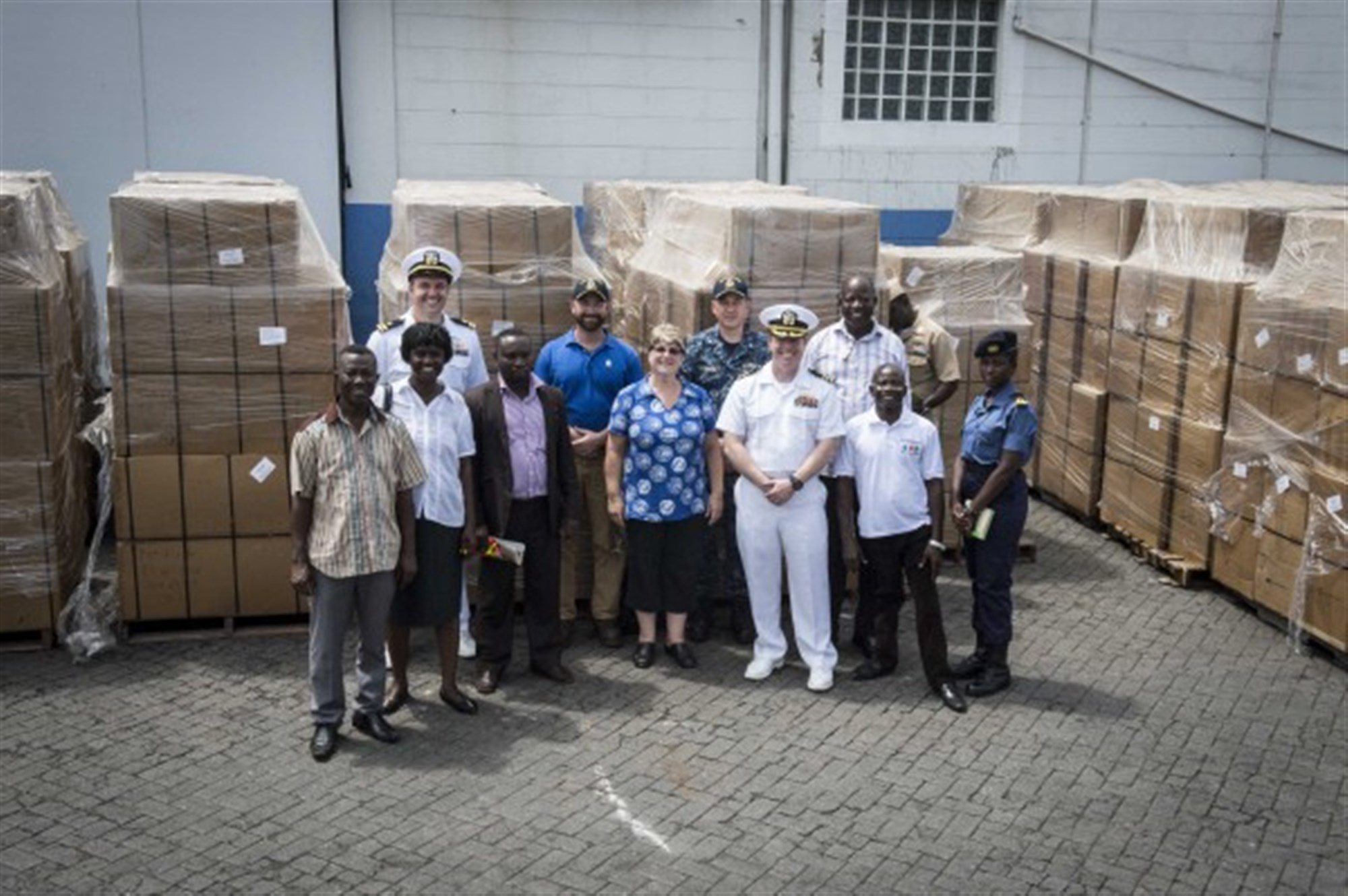 USNS Spearhead Delivers Project Handclasp Materials to Ghana Charities (2) of (2)