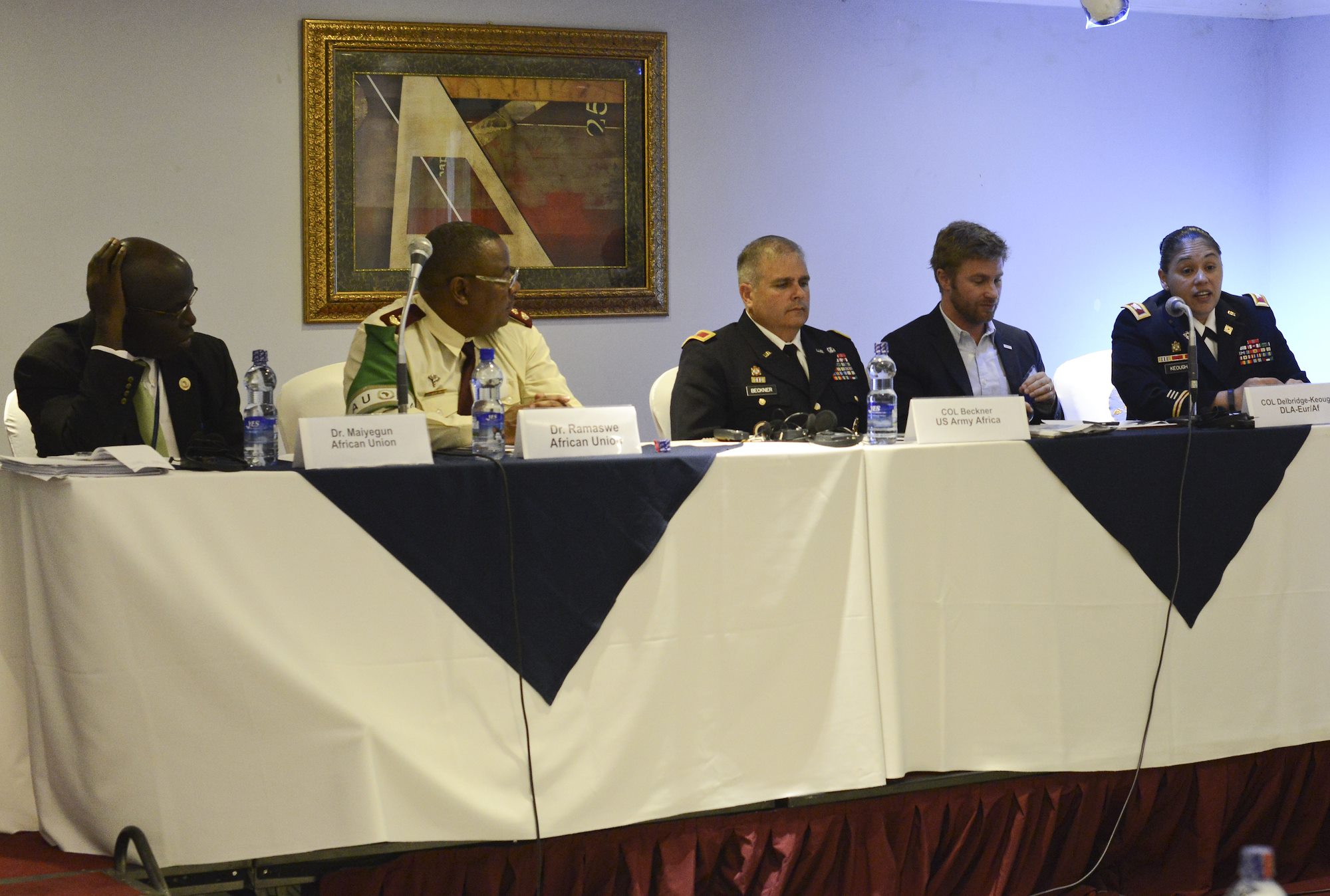 On-time Logistics Support:  AFRICOM Hosts Logistics Forum (4) of (8)