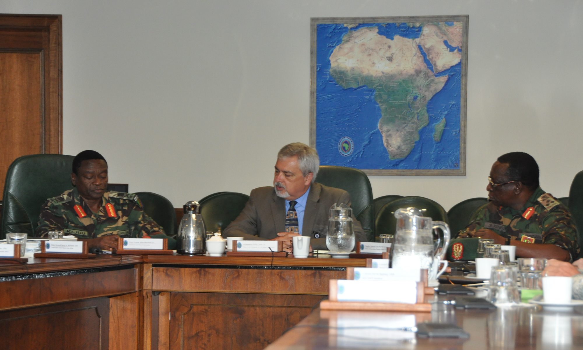 Tanzanian Land Force Commander Visits AFRICOM (3) of (3)