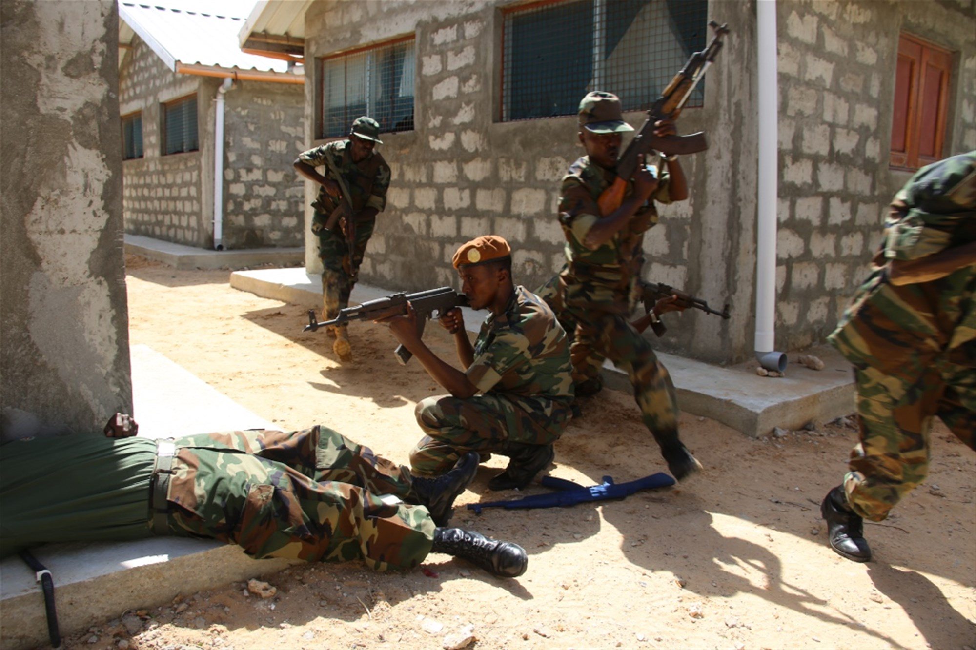 Somalia Army Officers Graduate EU Course (1) of (3)