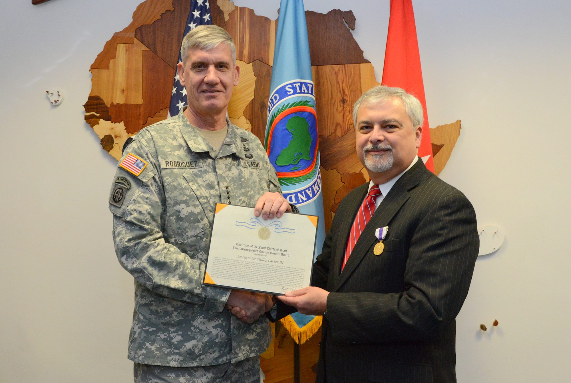 AFRICOM Senior Diplomat Receives Top Joint Award for Civilians (3) of (4)