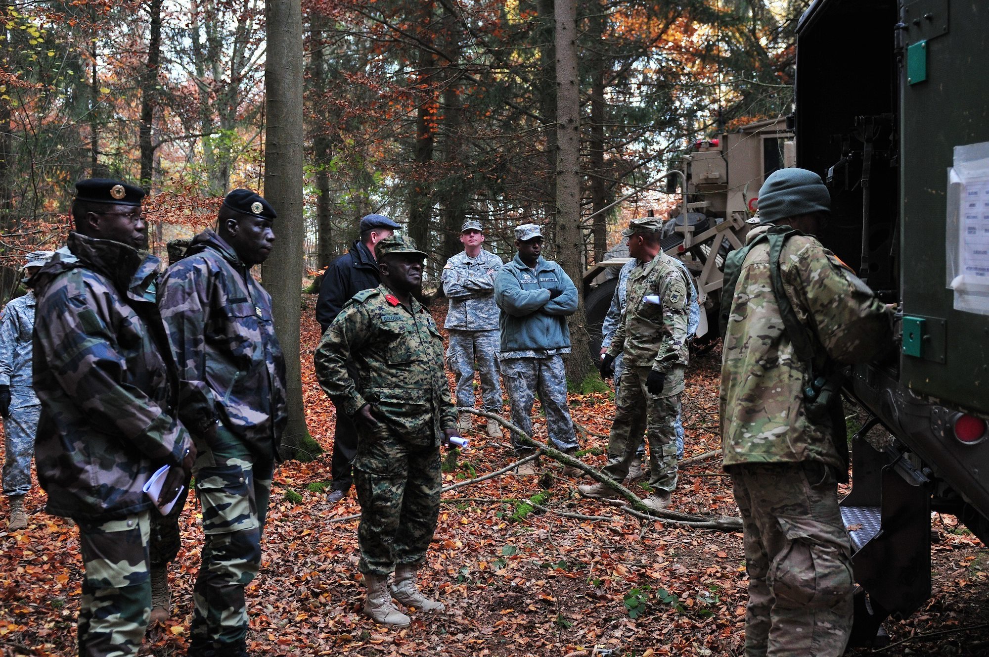 African Partners Observe U.S. Army Training in Germany (1) of (1)