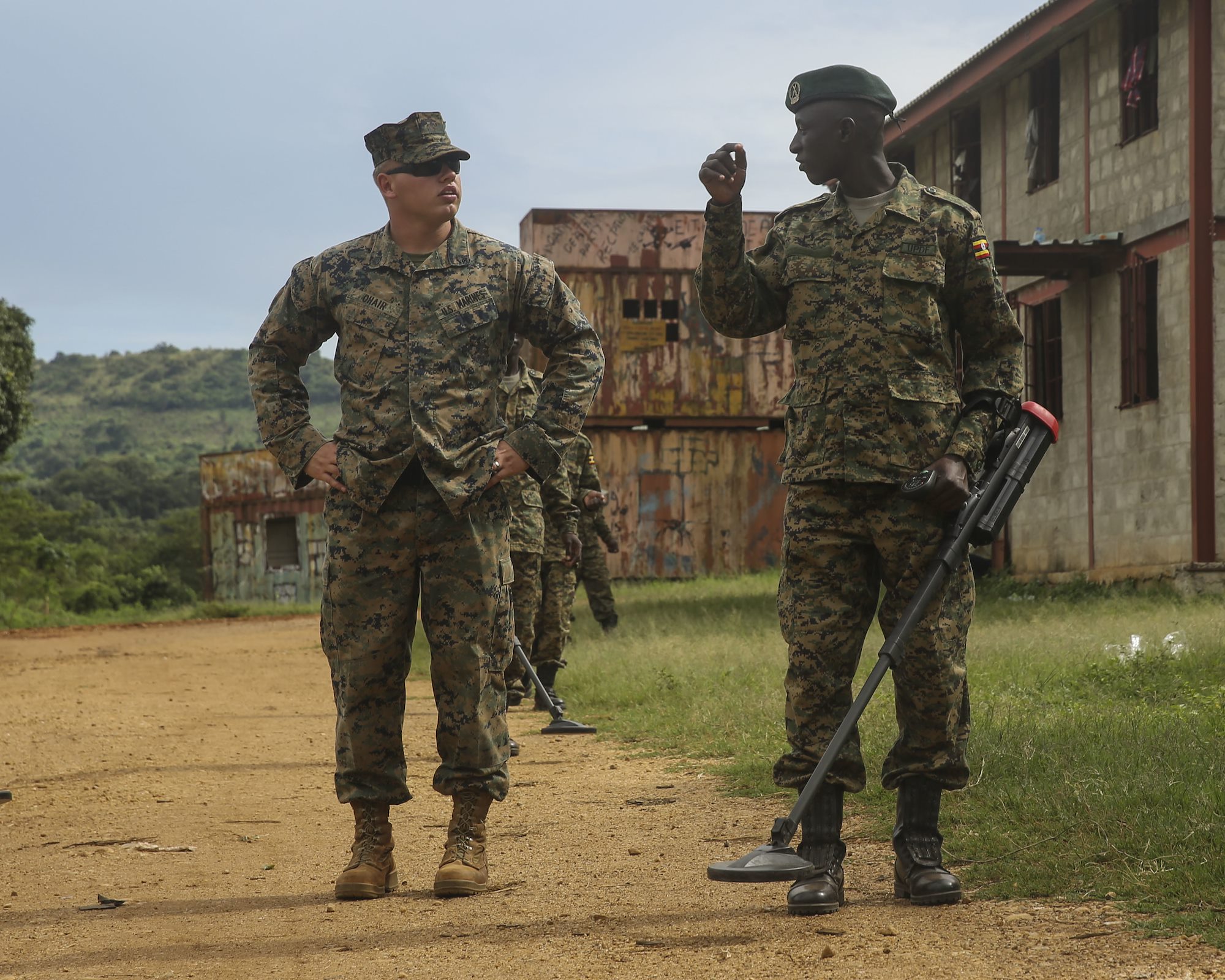 U.S. Marines in Uganda (2) of (5)