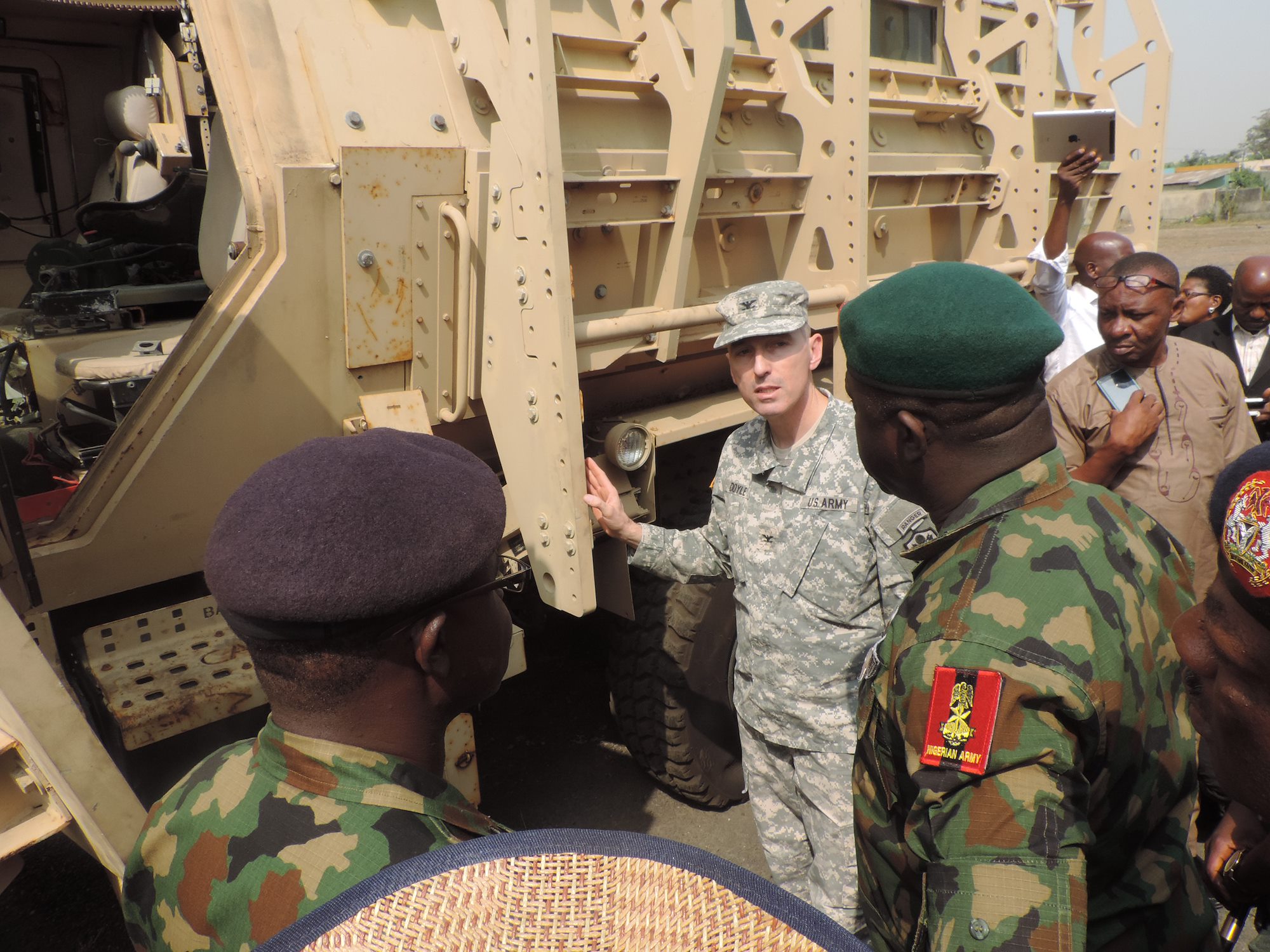 U.S. donates 24 Armored Personnel Carriers to Nigeria 