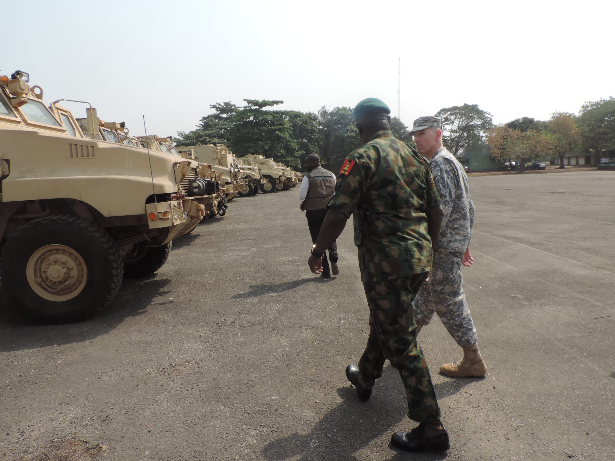 U.S. donates 24 Armored Personnel Carriers to Nigeria 
