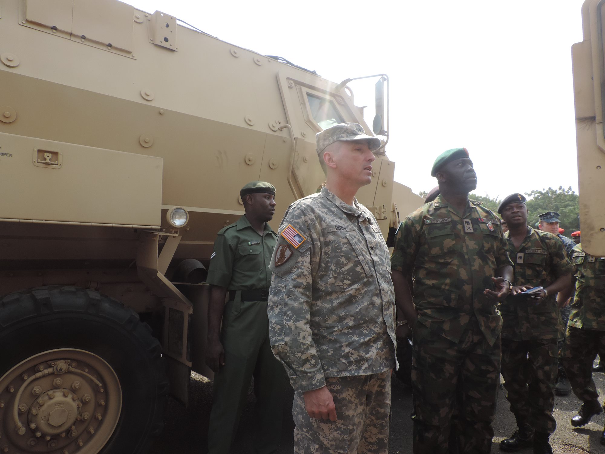 U.S. donates 24 Armored Personnel Carriers to Nigeria