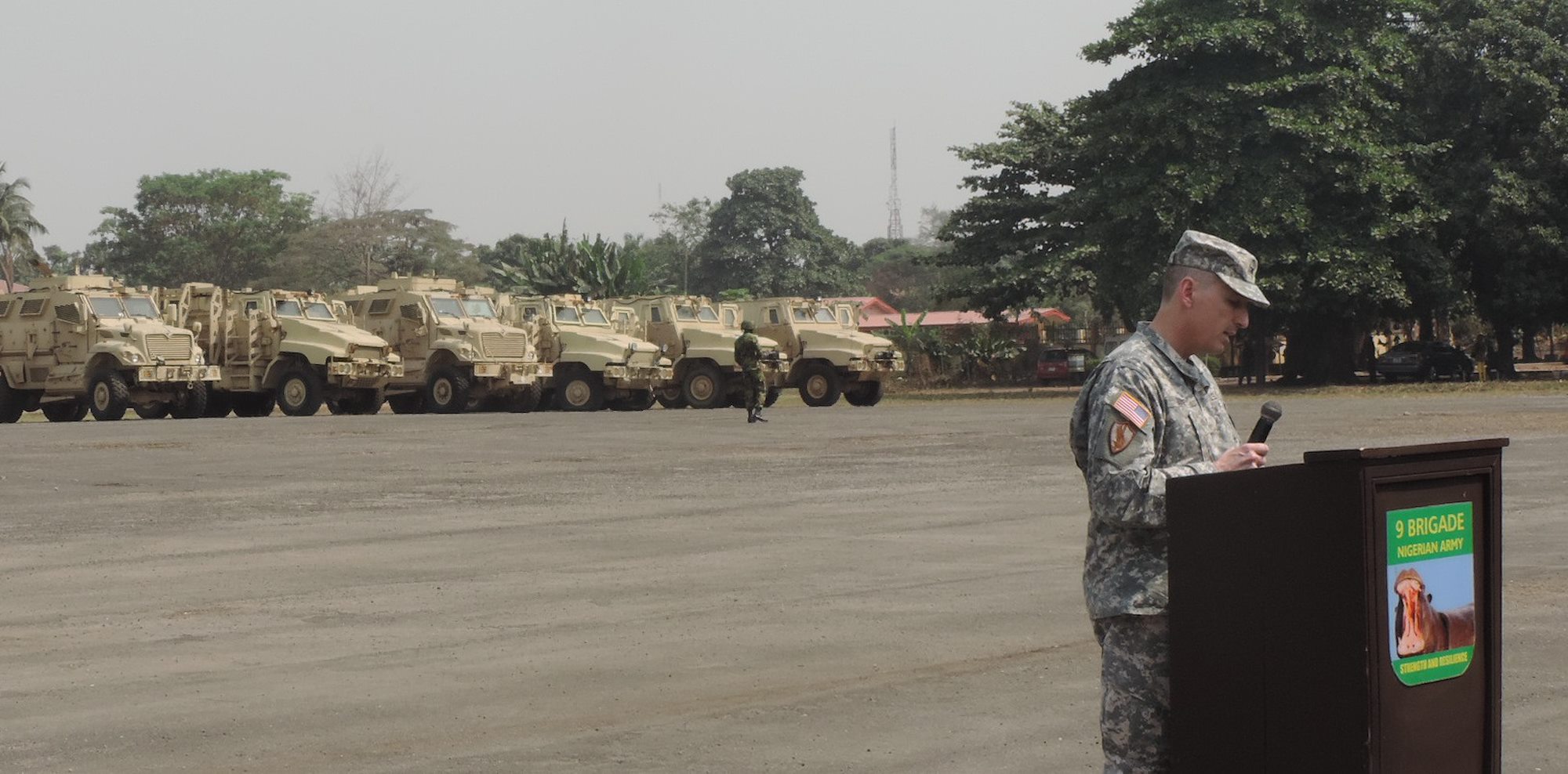 U.S. donates 24 Armored Personnel Carriers to Nigeria