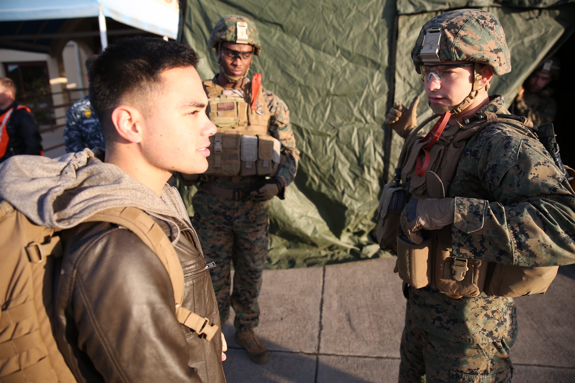 Crisis Response Forces Hones Evacuation Skills  (1) of (3)