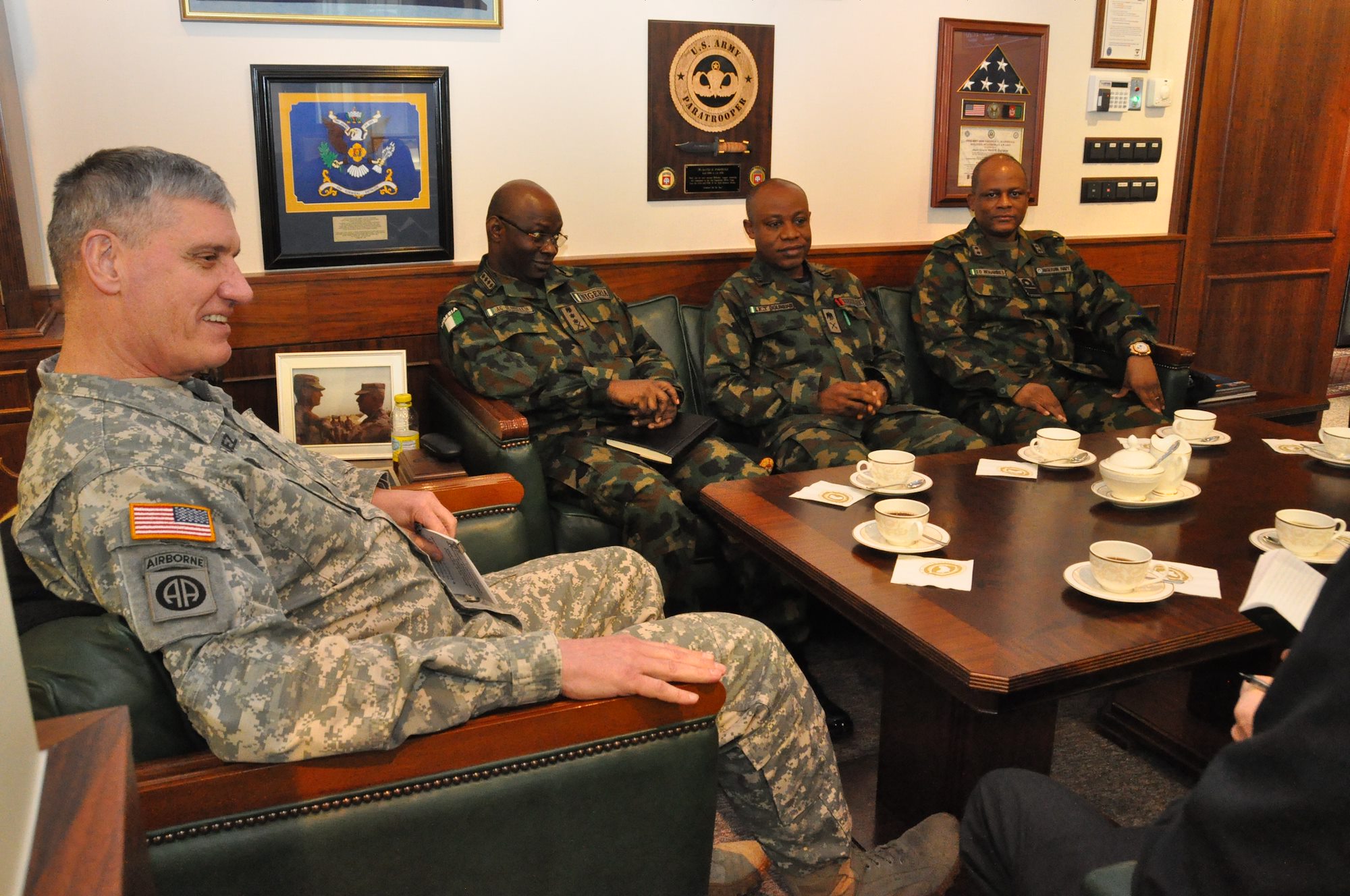 Nigeria Chief of Defence Staff visits AFRICOM (10) of (12)