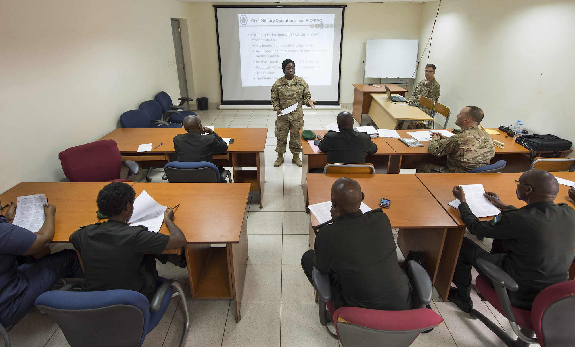 U.S., Rwanda Build Civil-Military Capacity (1) of (6)