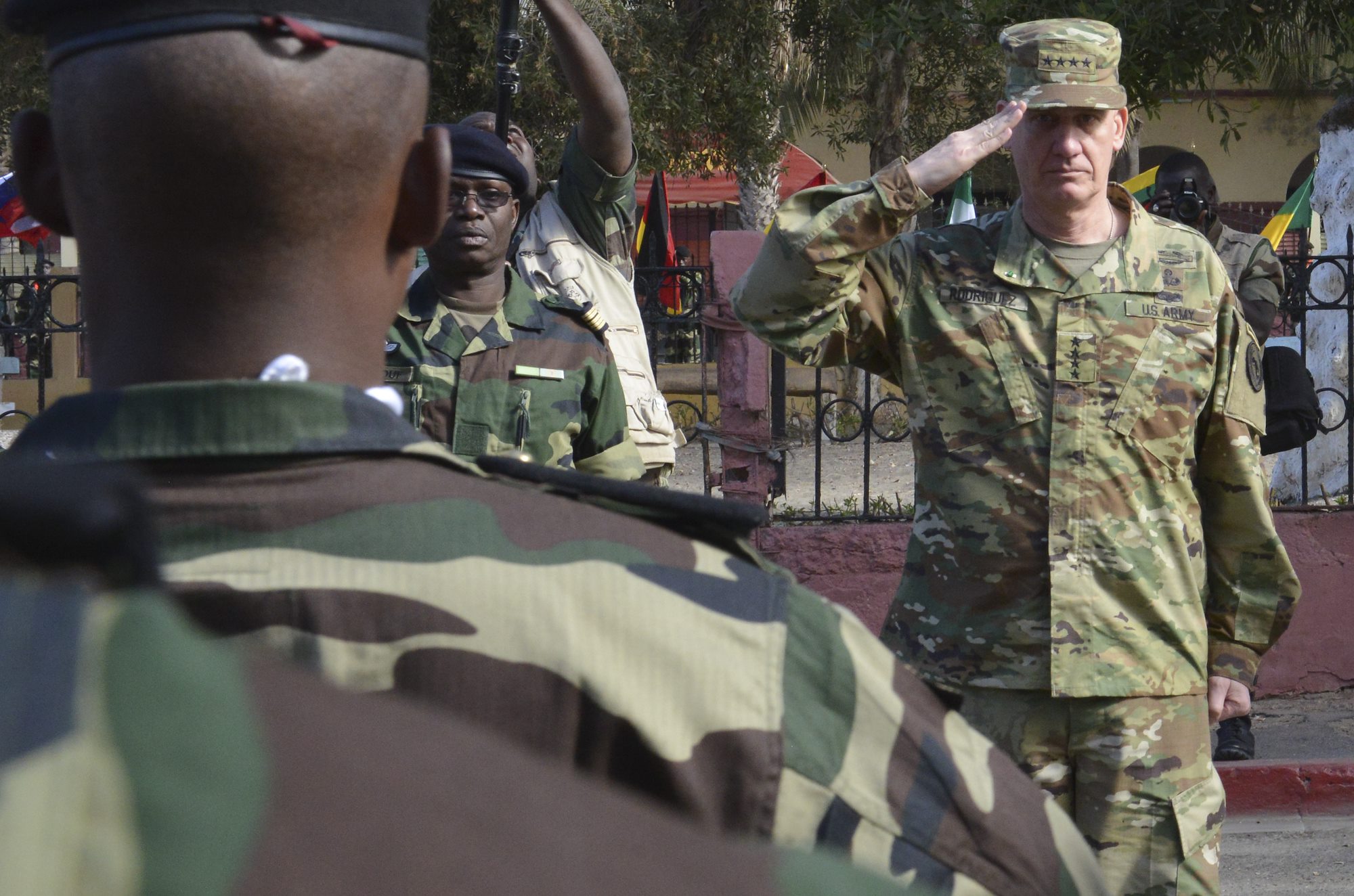 AFRICOM Commander Speaks at Flintlock Closing Ceremony (1) of (6)