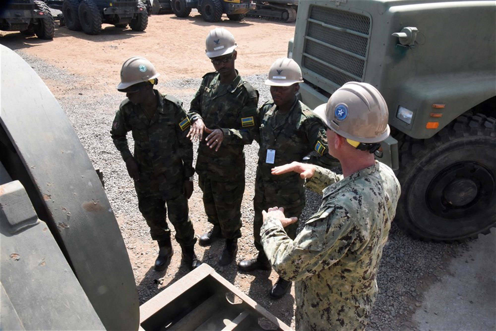 Rwandan Engineers See Camp Concepts Become Reality
