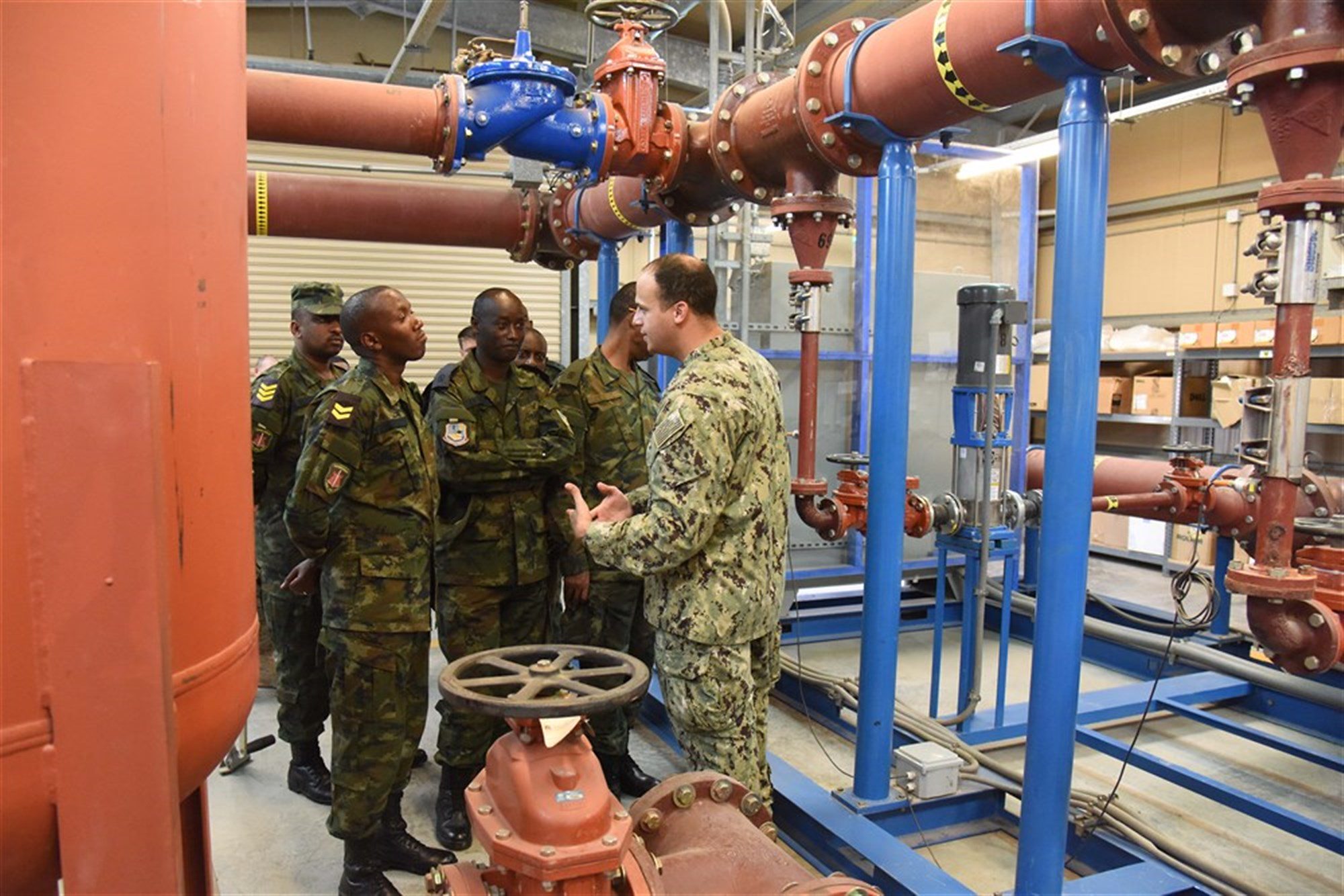Rwandan Engineers See Camp Concepts Become Reality