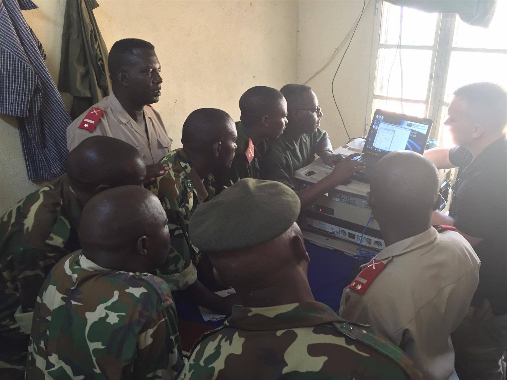 CJTF-HOA shares communications best practices with Burundi National Defense Force