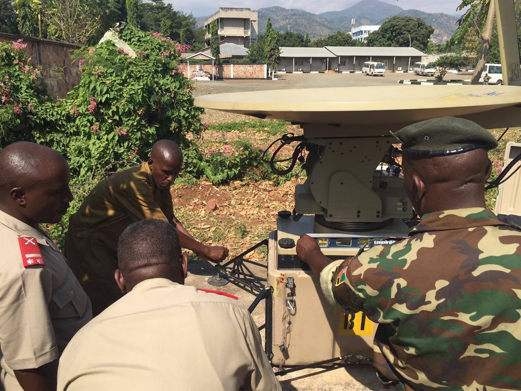 CJTF-HOA shares communications best practices with Burundi National Defense Force