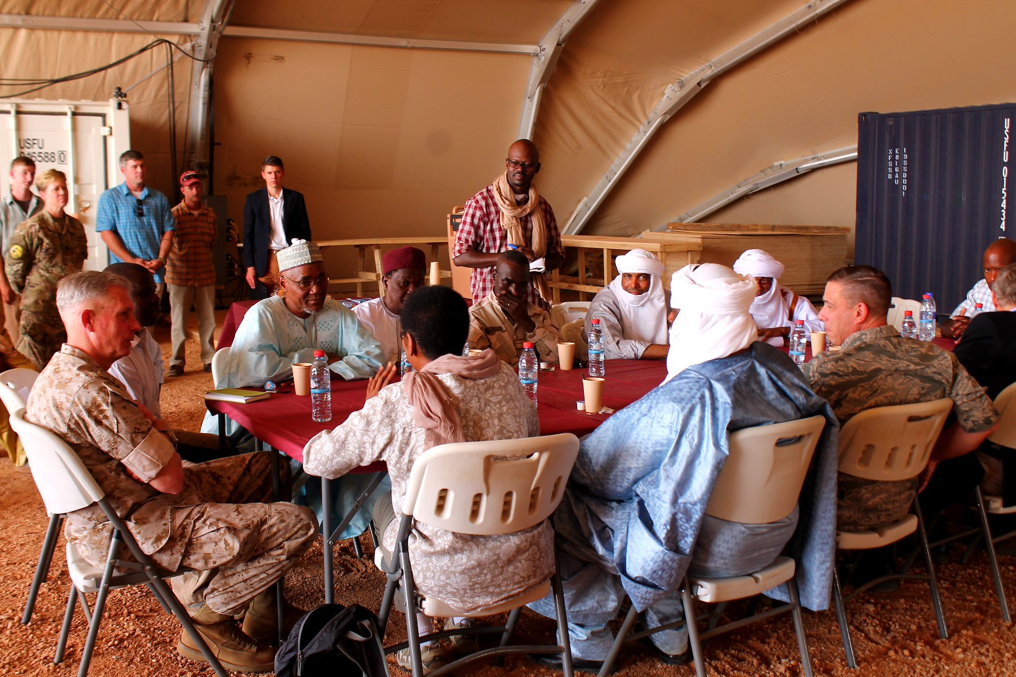 U.S. Leaders Visit Niger’s Air Base 201
