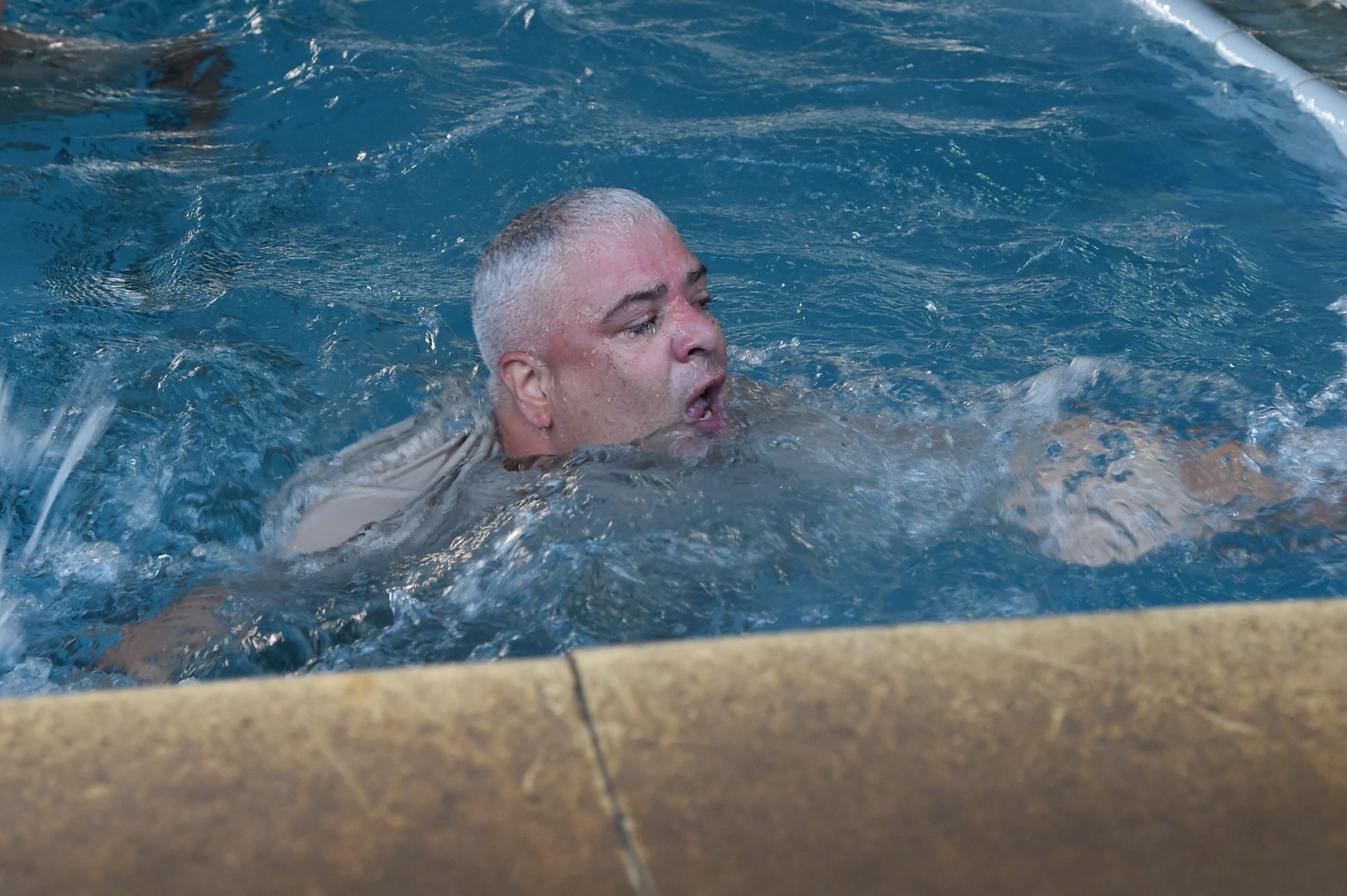 Combined Joint Task Force Horn of Africa members participate in French Mud Run