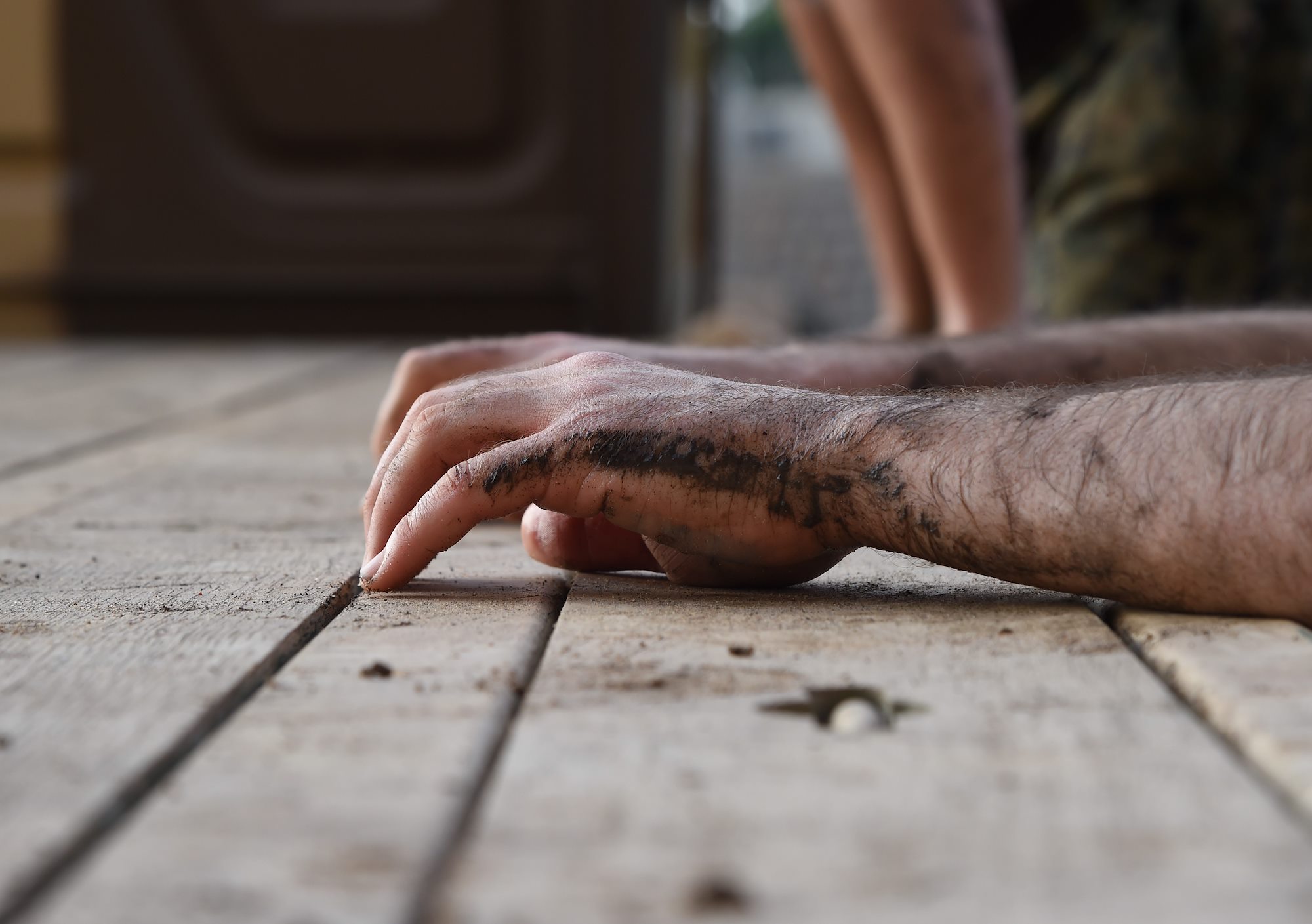 Combined Joint Task Force Horn of Africa members participate in French Mud Run