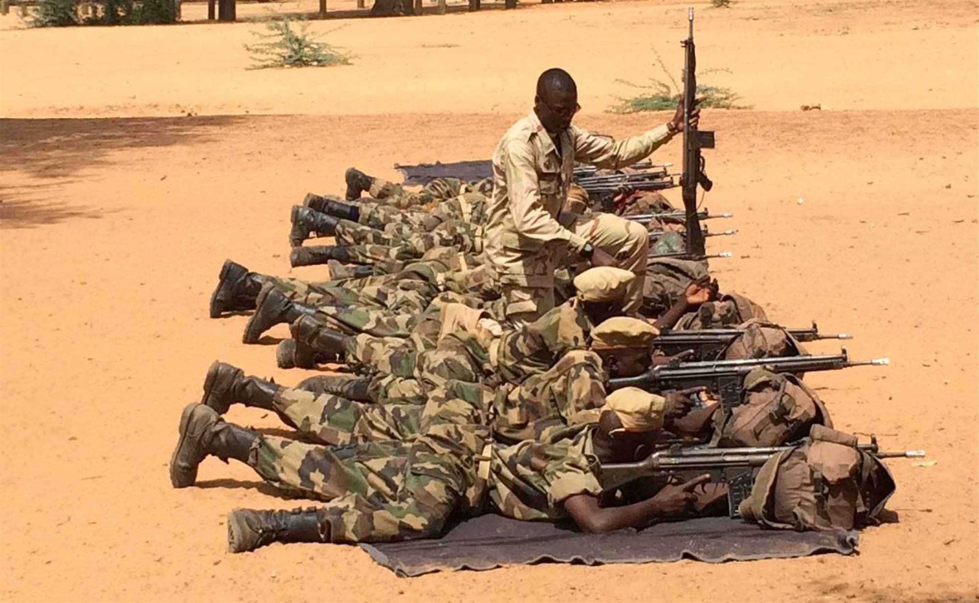U.S., Niger troops observe, learn from Niger basic training 