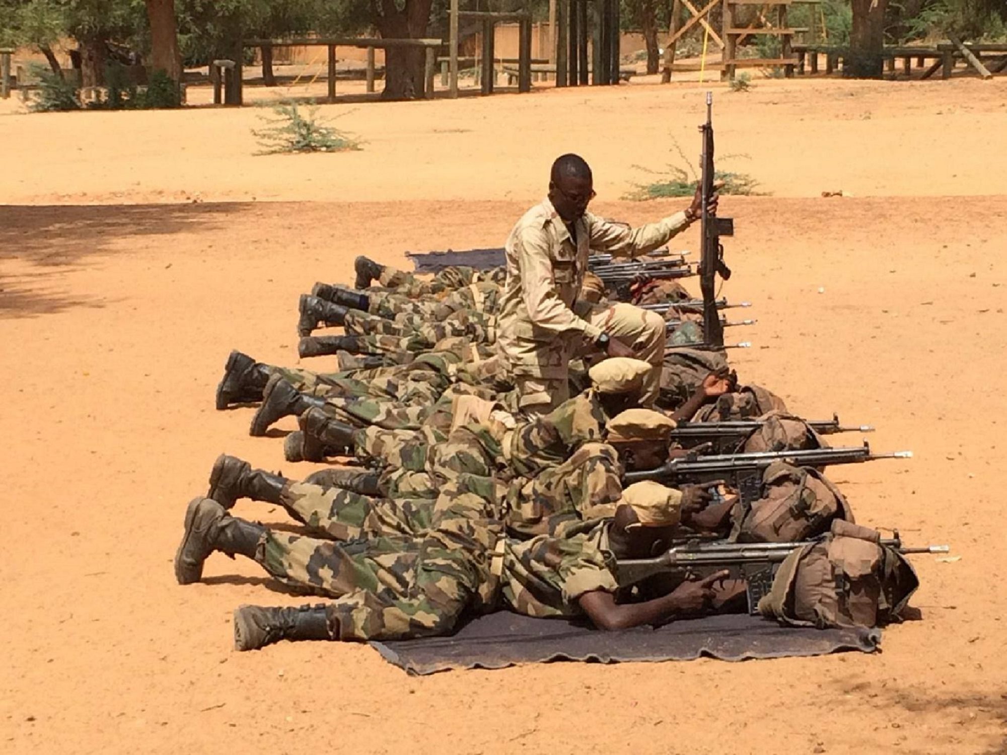 U.S., Niger troops observe, learn from Niger basic training 