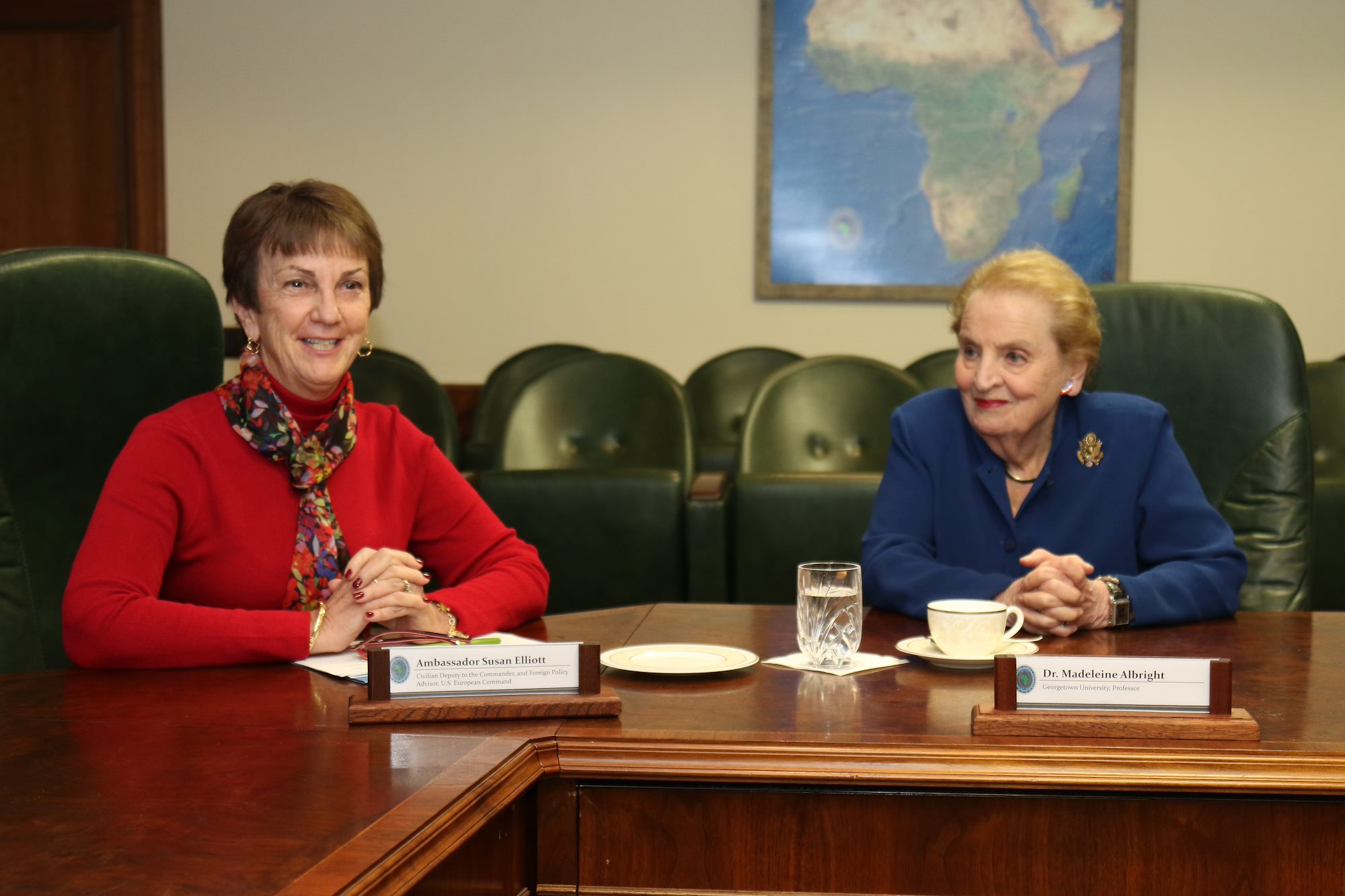 AFRICOM hosts former Secretary of State Madeleine Albright