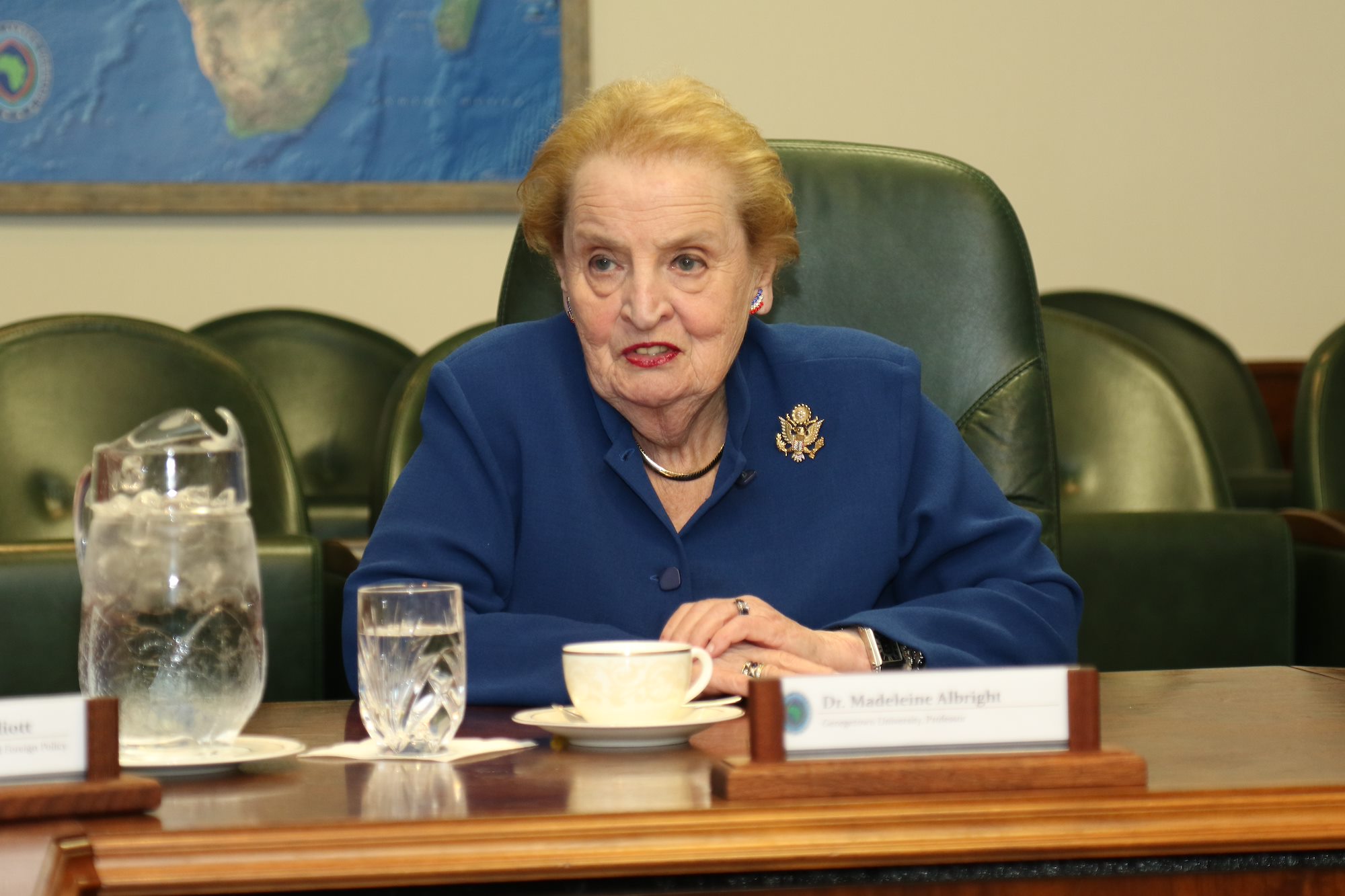 AFRICOM hosts former Secretary of State Madeleine Albright