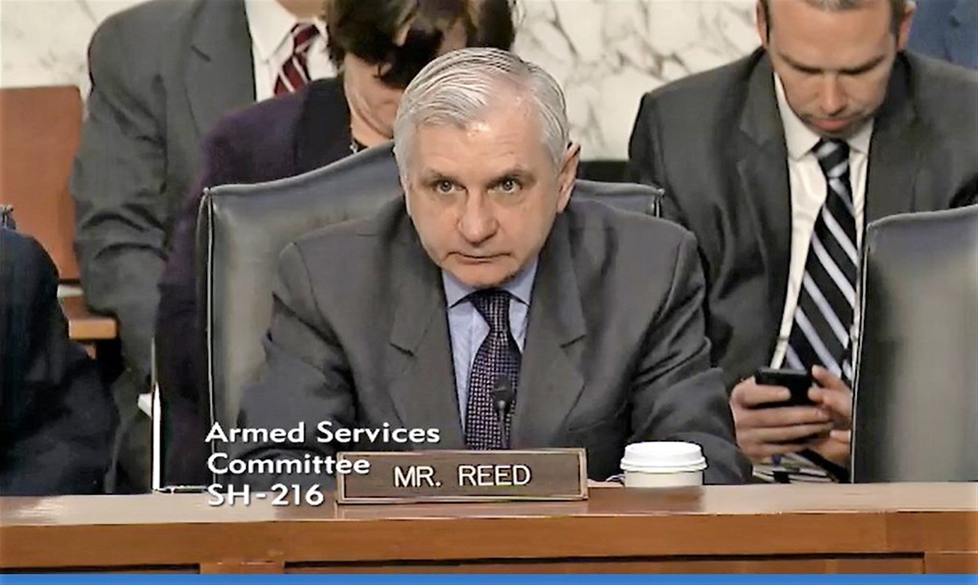 Commander delivers annual statement to the Senate House Services Committee