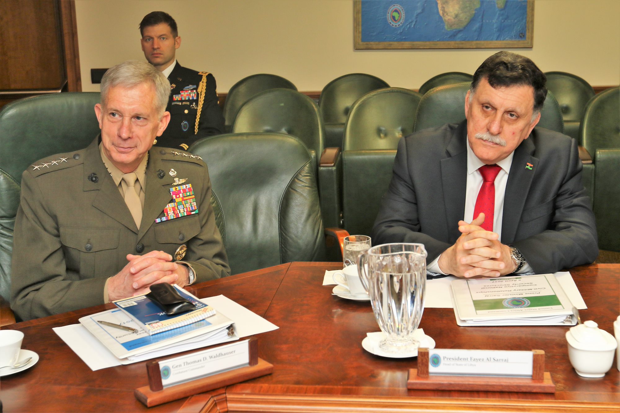 Prime Minister of Libyan Government of National Accord visits AFRICOM