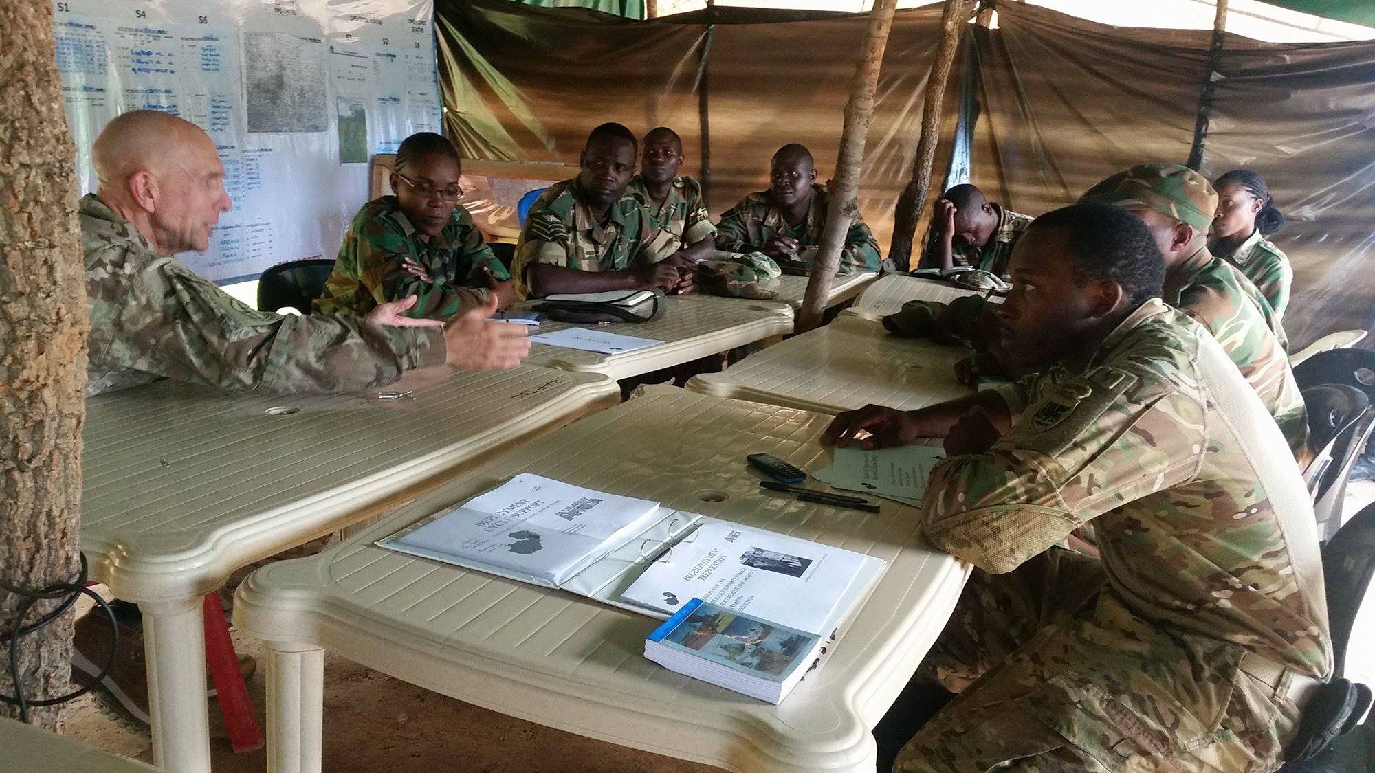 U.S. Army Africa chaplains conduct training for deploying Zambian counterparts