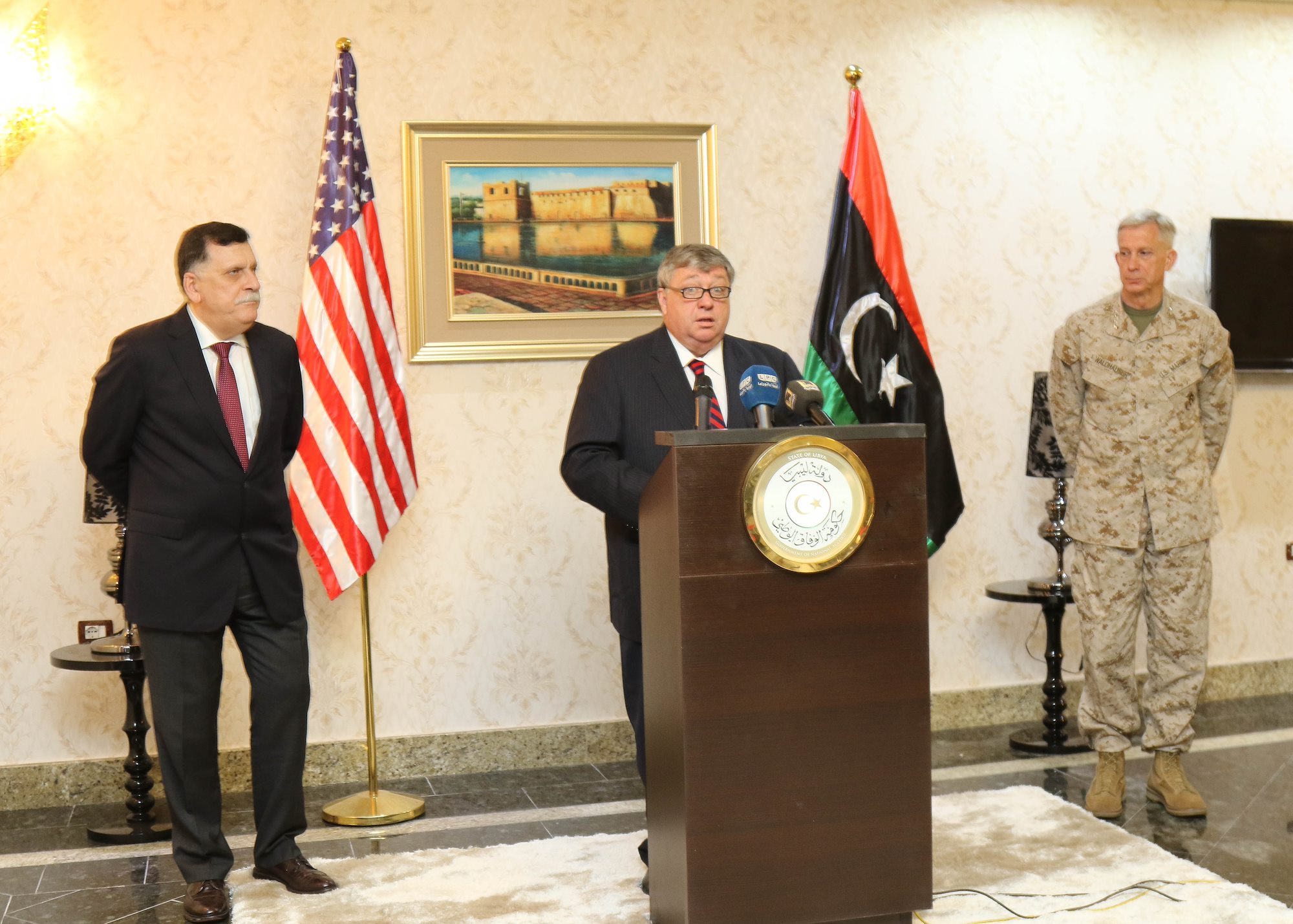AFRICOM Commander visits Libyan Prime Minister in Tripoli, Libya
