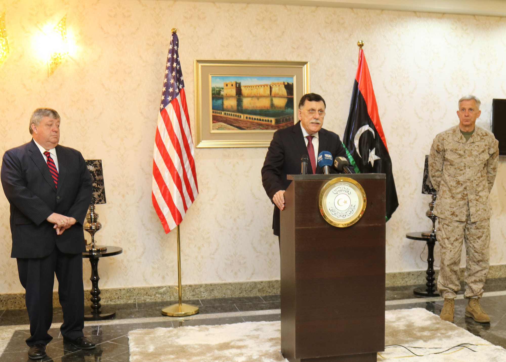 AFRICOM Commander visits Libyan Prime Minister in Tripoli, Libya