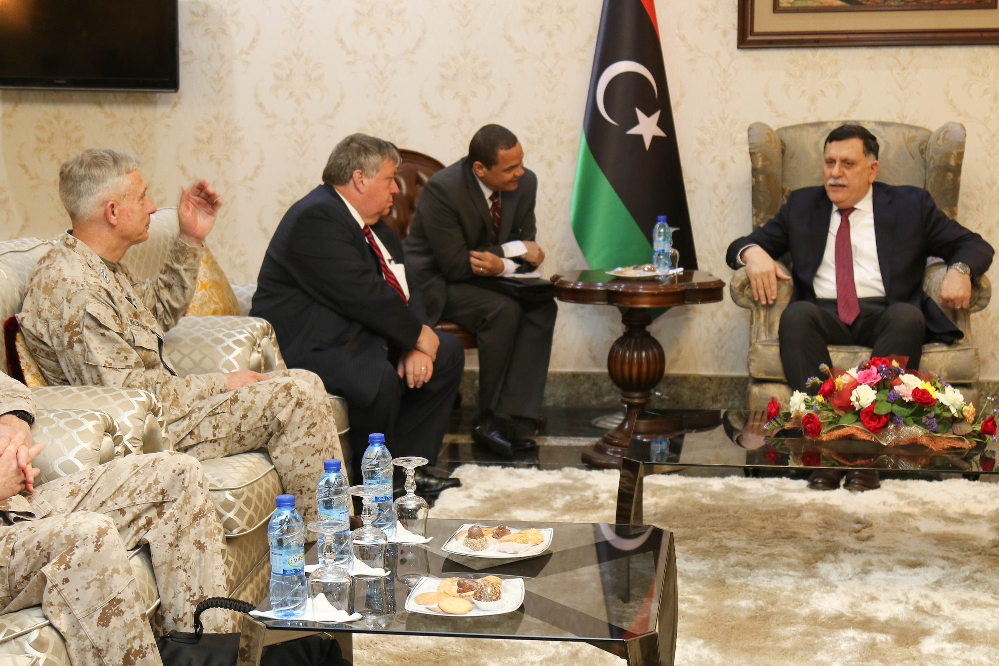AFRICOM Commander visits Libyan Prime Minister in Tripoli, Libya