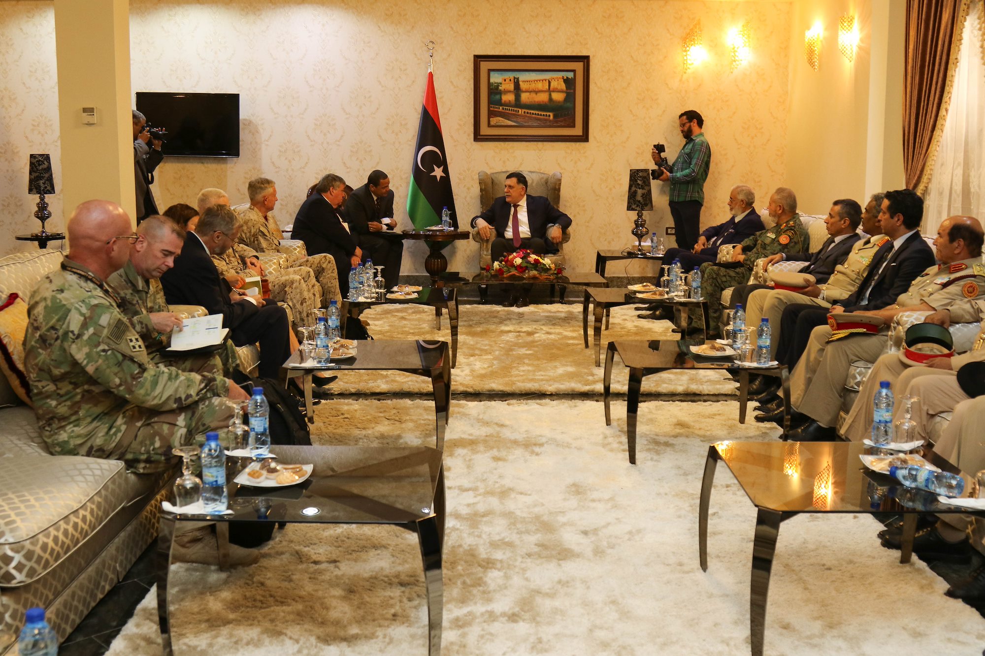 AFRICOM Commander visits Libyan Prime Minister in Tripoli, Libya
