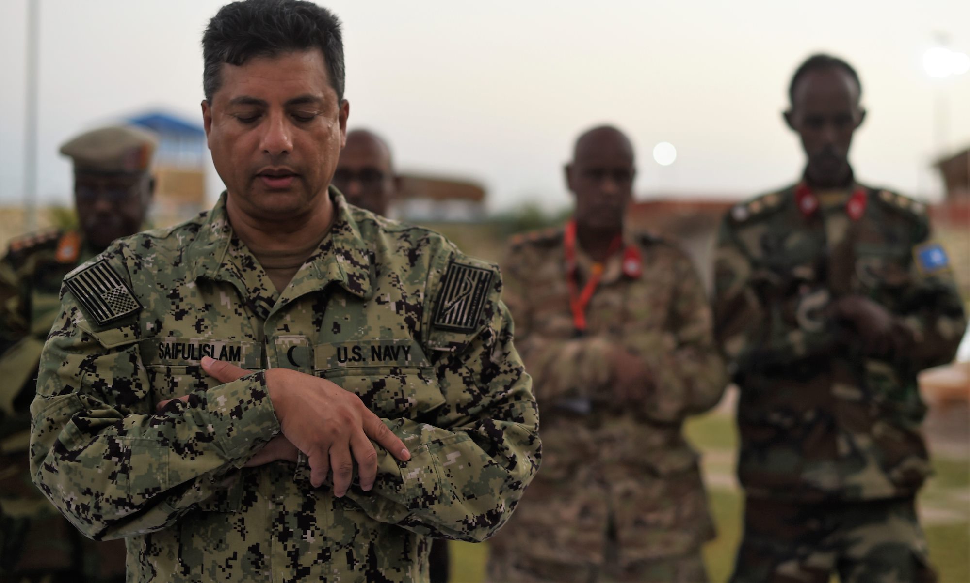 AFRICOM Imam leads first Iftar with U.S., SNA leaders