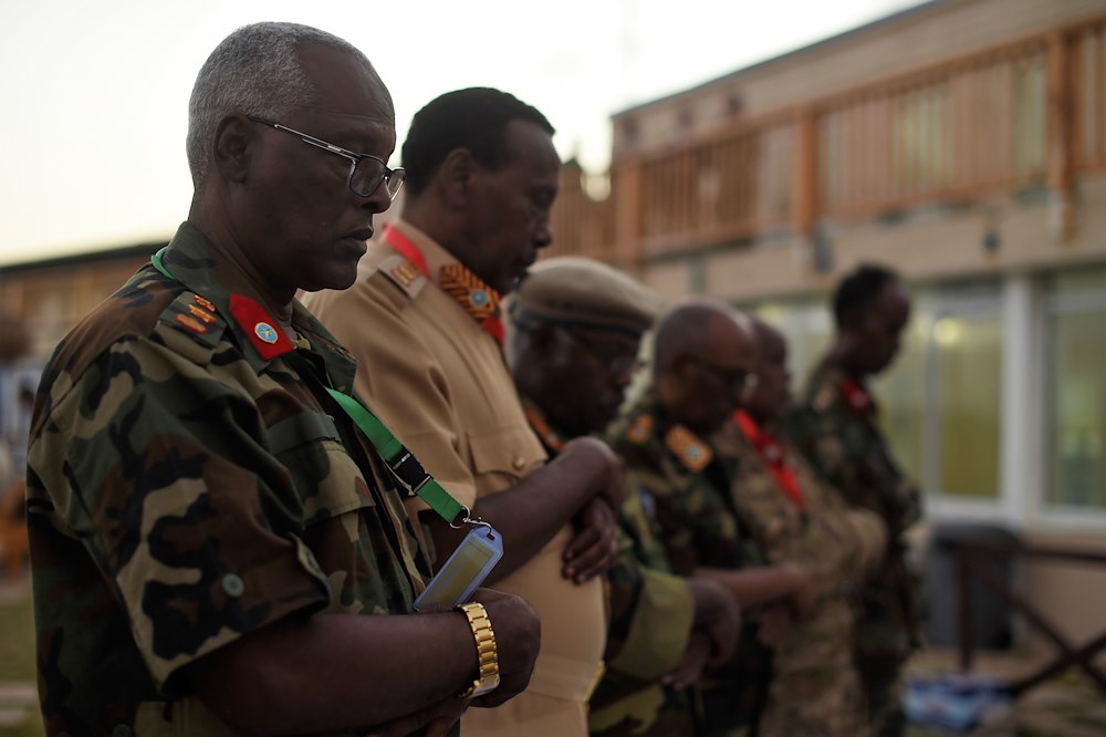 AFRICOM Imam leads first Iftar with U.S., SNA leaders