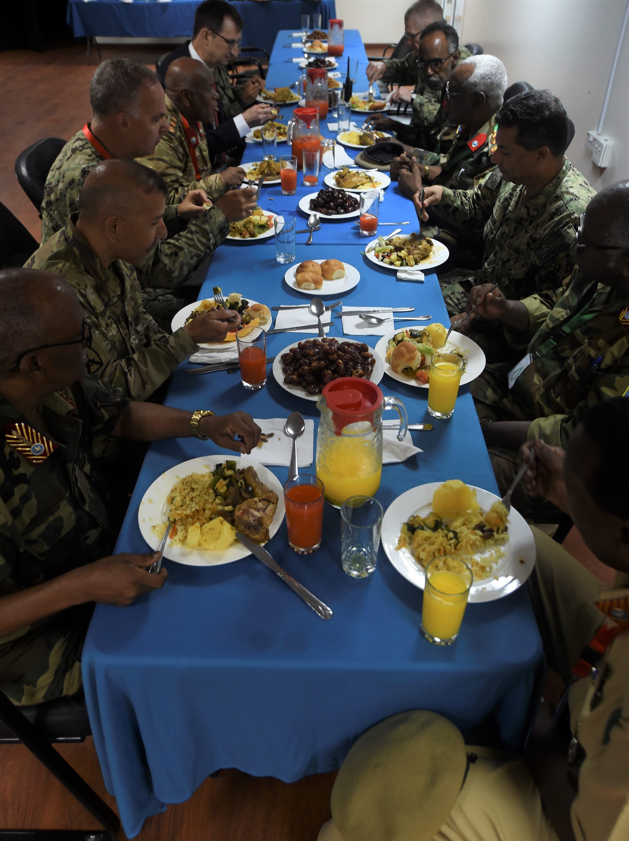 AFRICOM Imam leads first Iftar with U.S., SNA leaders