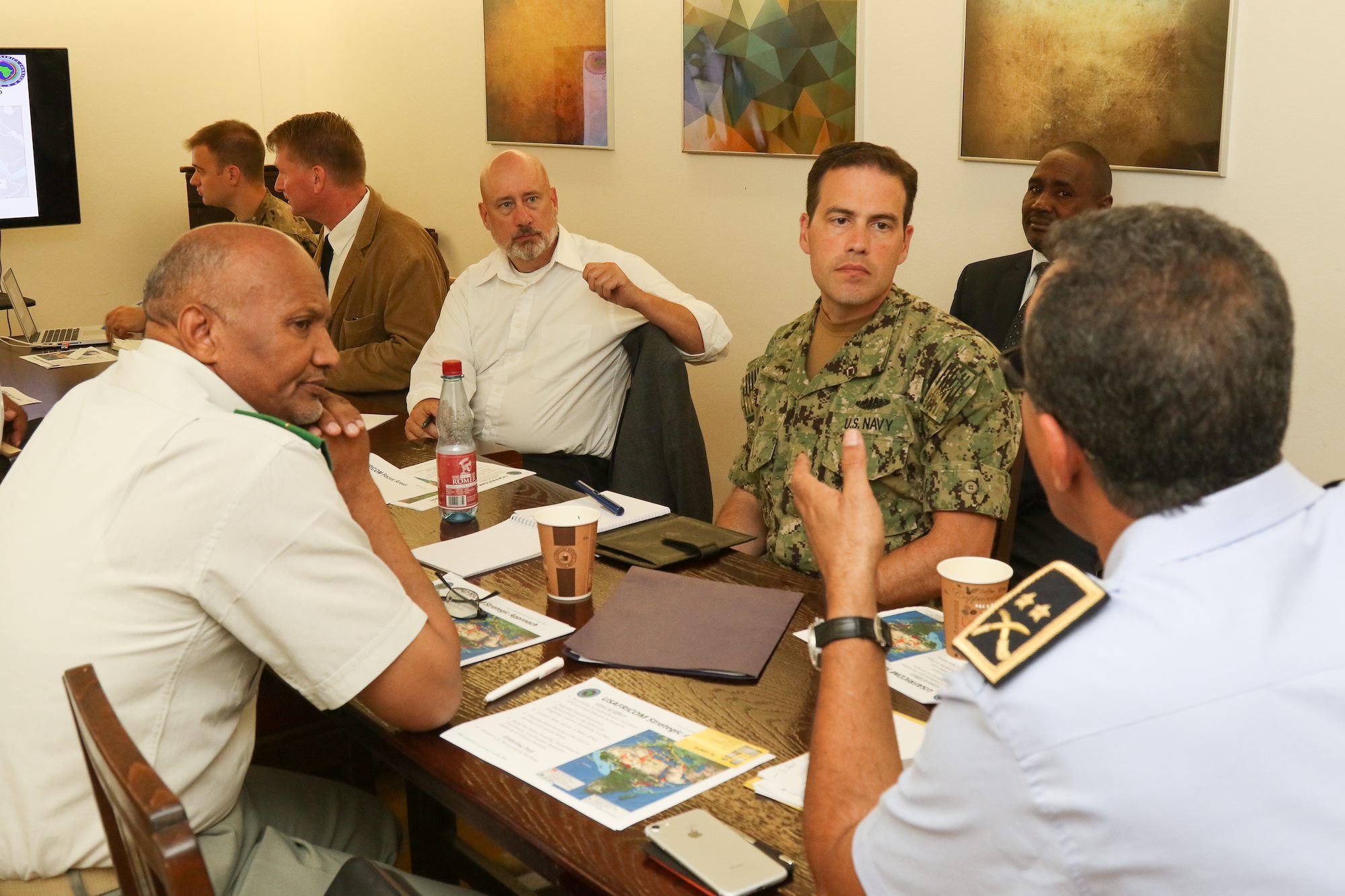 Mauritania military leaders participate in AFRICOM hosted country cooperation meeting