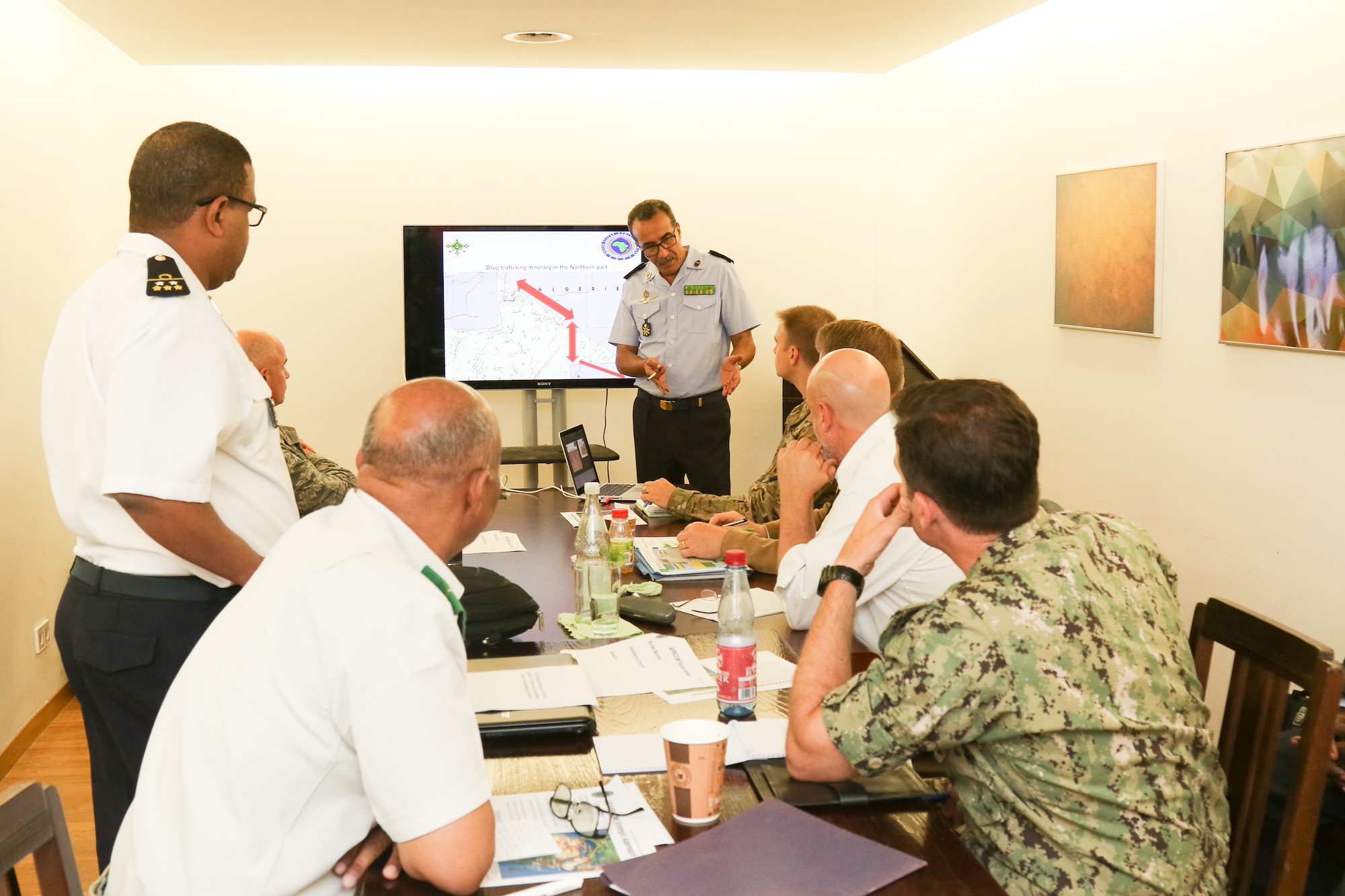 Mauritania military leaders participate in AFRICOM hosted country cooperation meeting