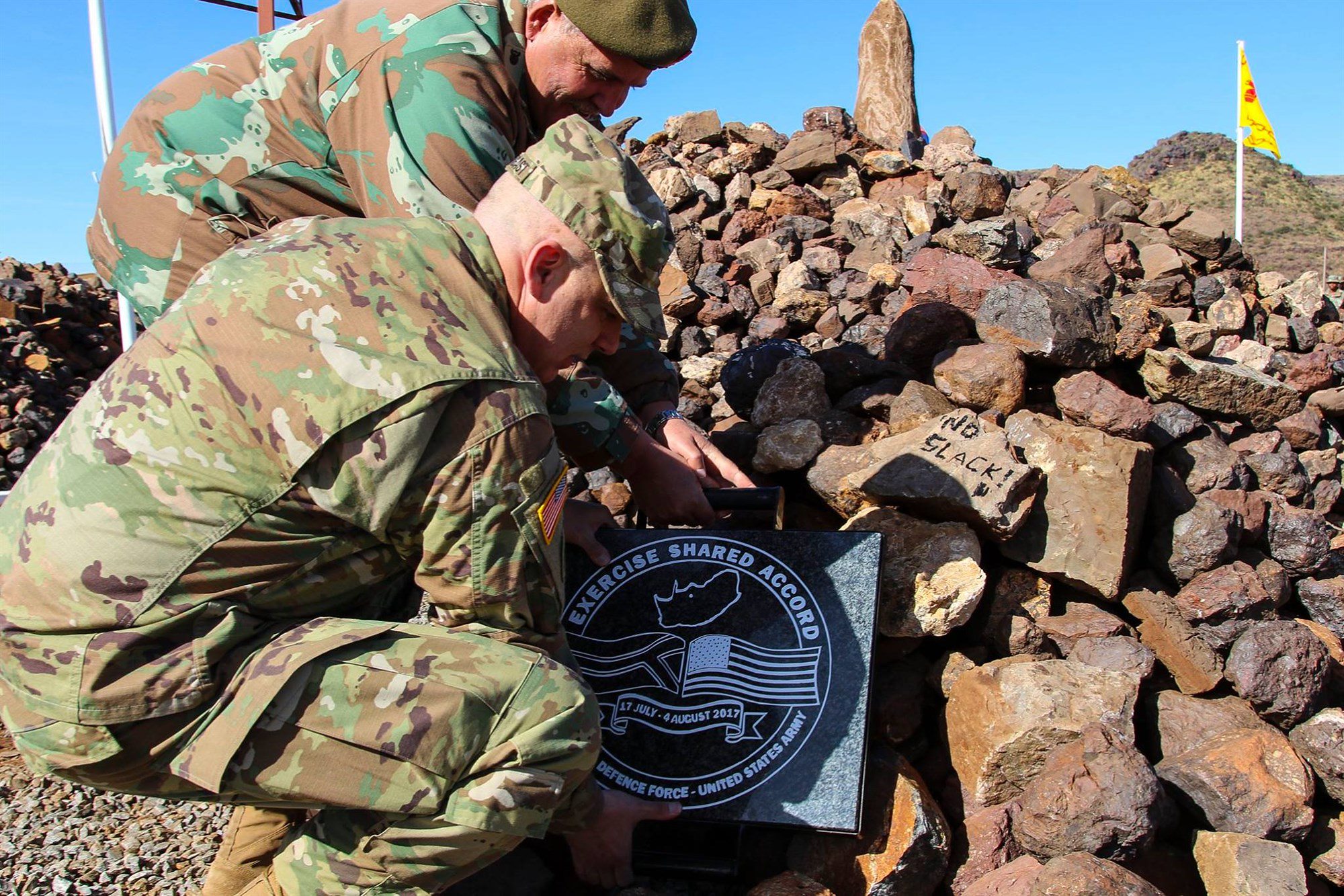 U.S., South African troops kick off Shared Accord 2017 with ceremonial tribute