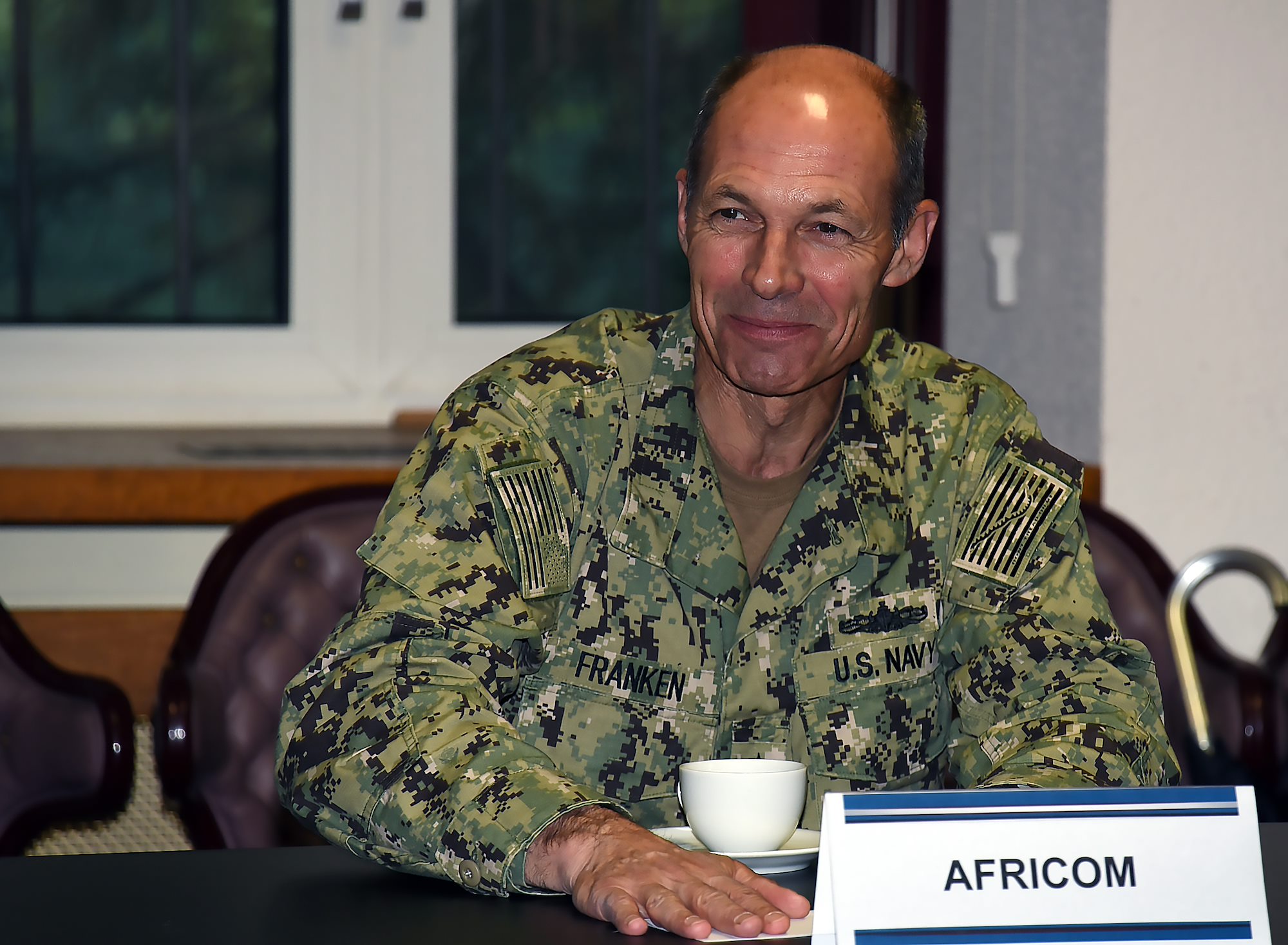 Marshall Center African students meet with AFRICOM staff during visit