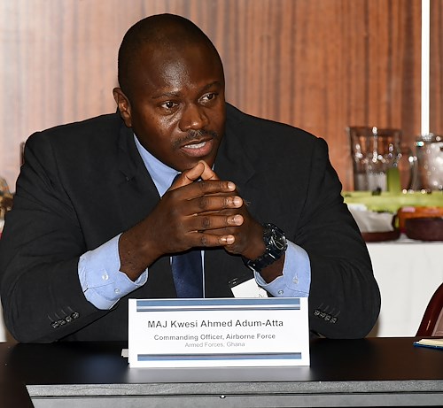 Marshall Center African students meet with AFRICOM staff during visit