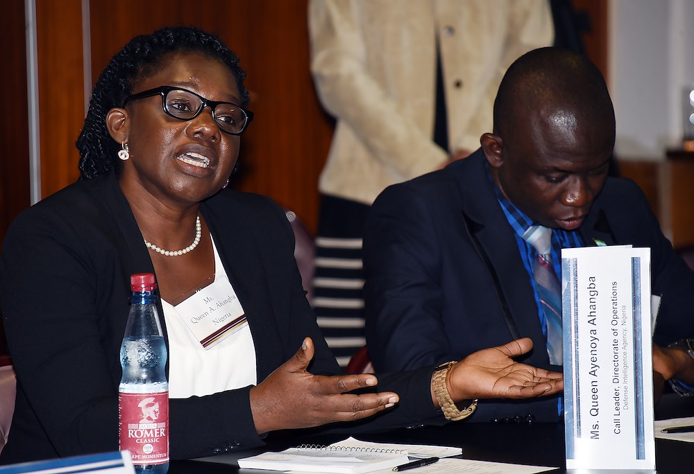 Marshall Center African students meet with AFRICOM staff during visit