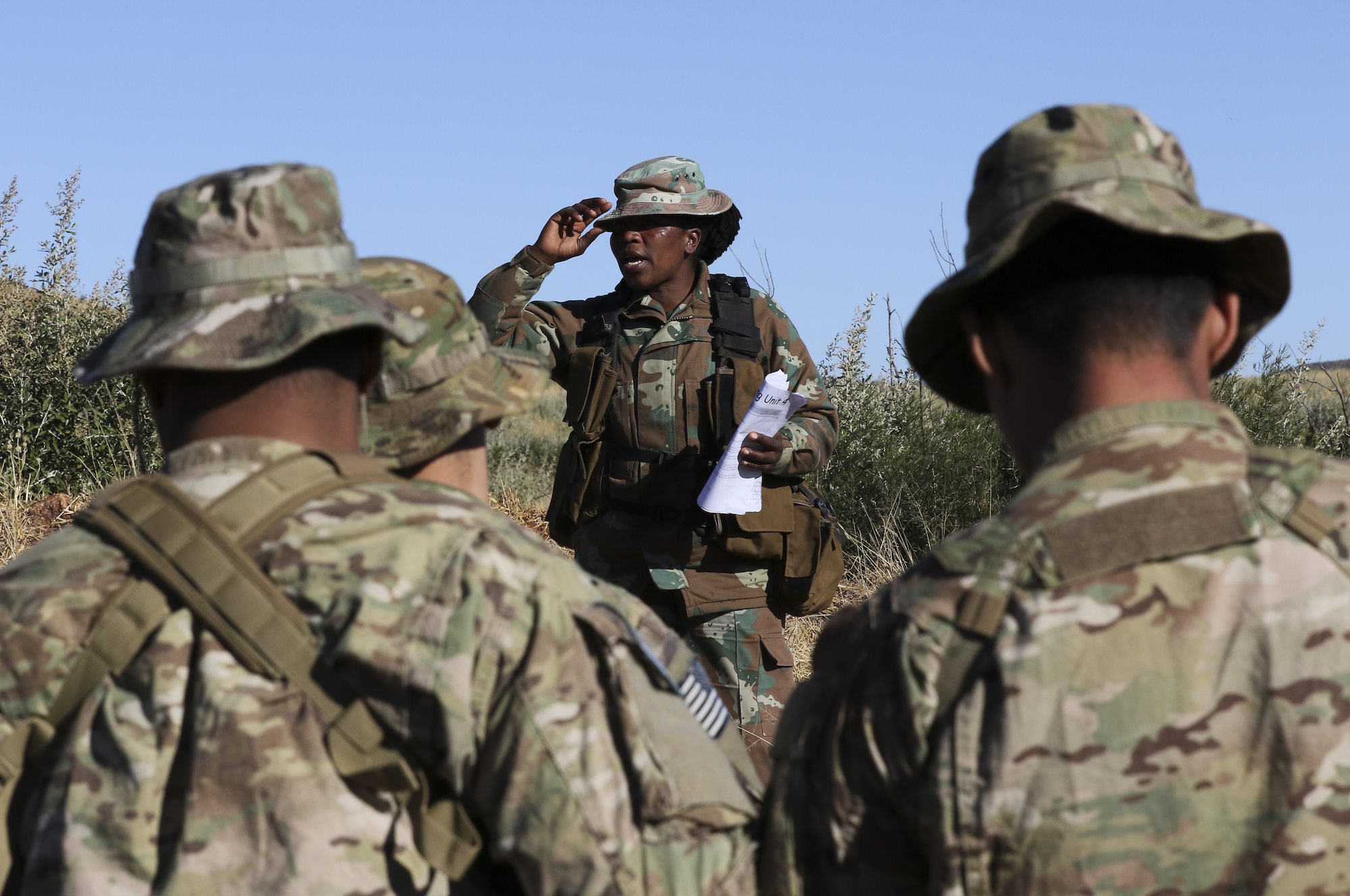 Complex drill in Africa challenges, preps young Army truck drivers for combat