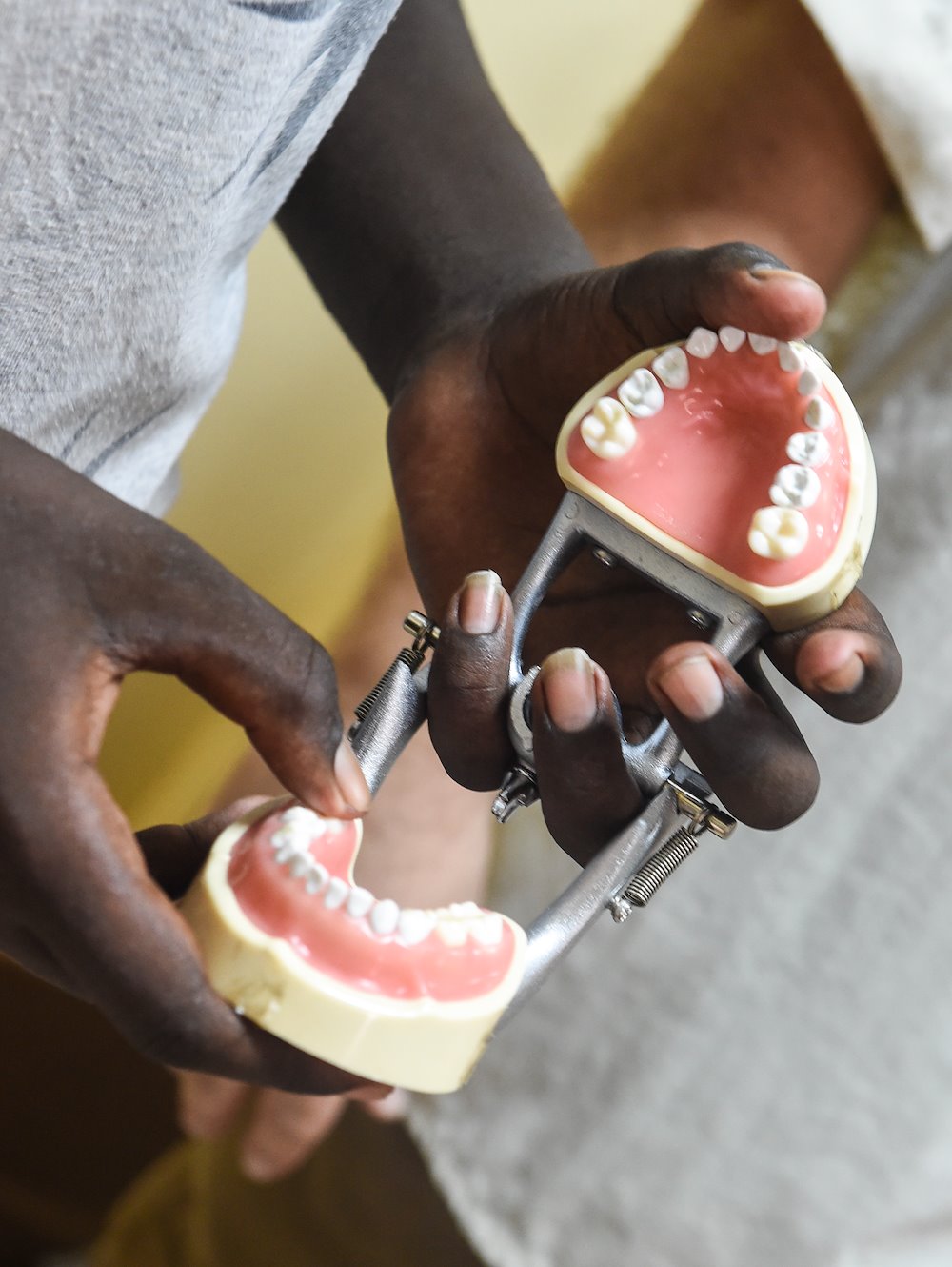 CJTF-HOA Civil Affairs team teaches local children oral hygiene, preventative care