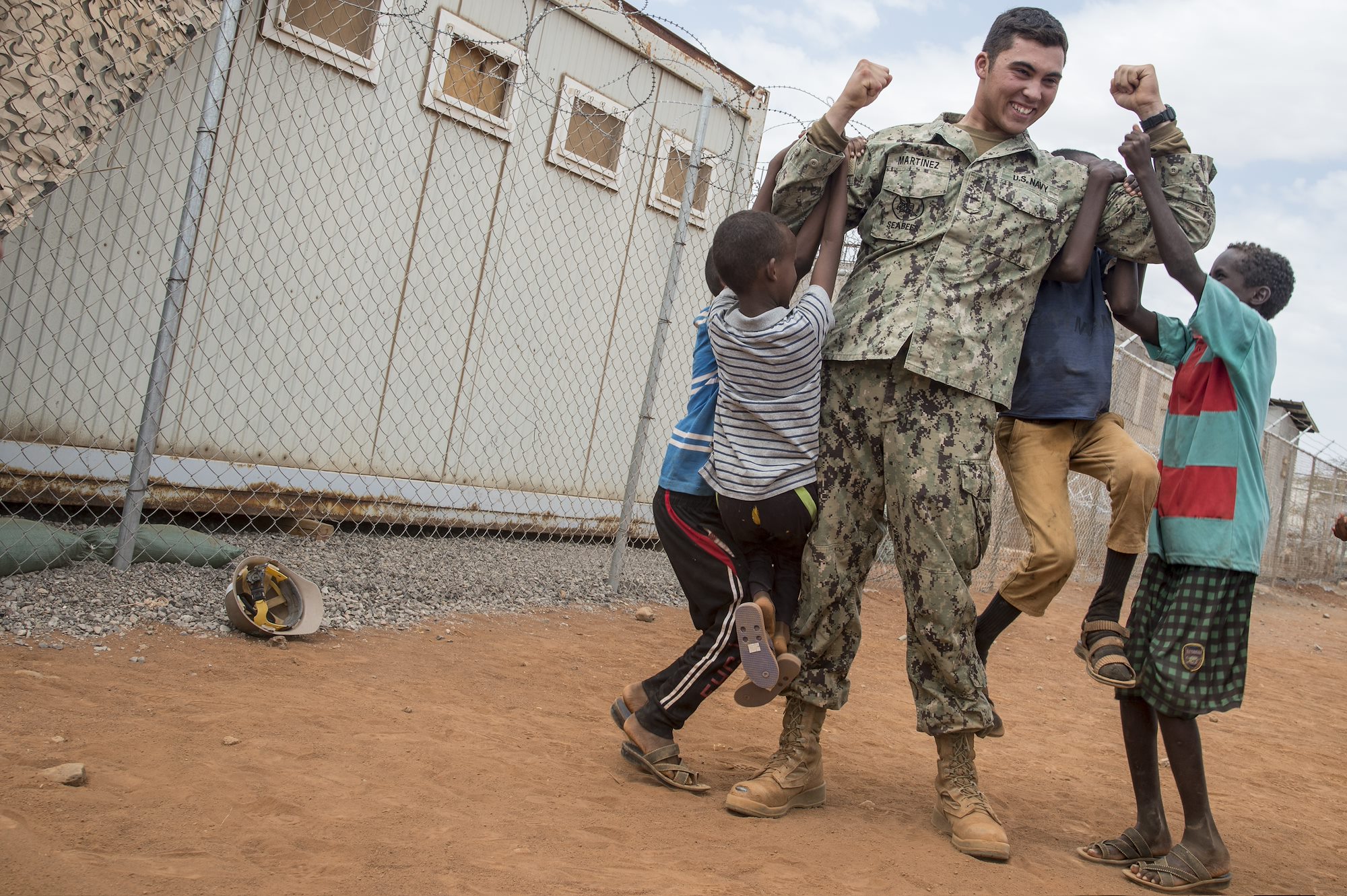 CJTF-HOA Seabees leave behind strong bonds with a Djiboutian village prior to re-deployment