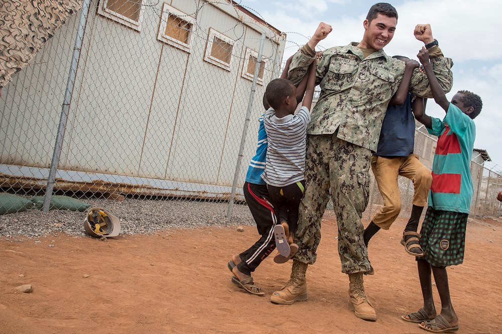 CJTF-HOA Seabees leave behind strong bonds with a Djiboutian village prior to re-deployment