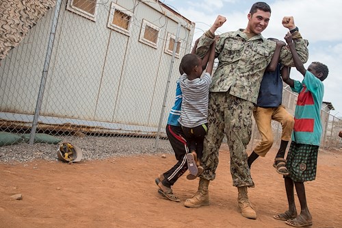 CJTF-HOA Seabees leave behind strong bonds with a Djiboutian village prior to re-deployment