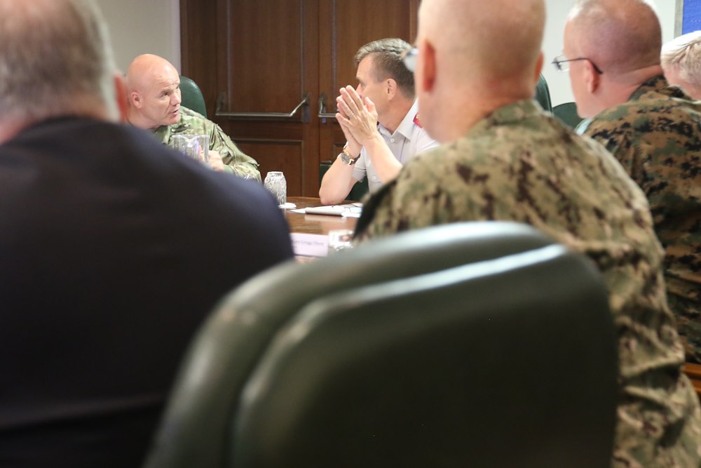 European Union Director of Military Staff Visits AFRICOM